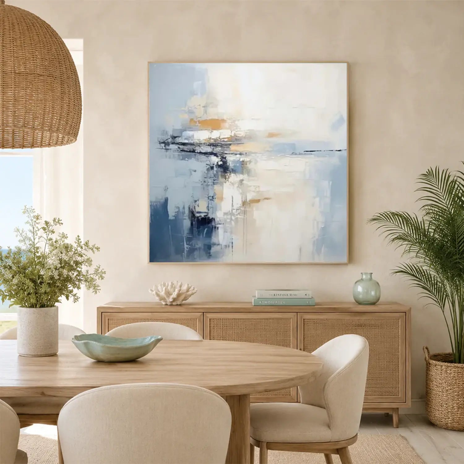 Abstract Painting Canvas #AW007