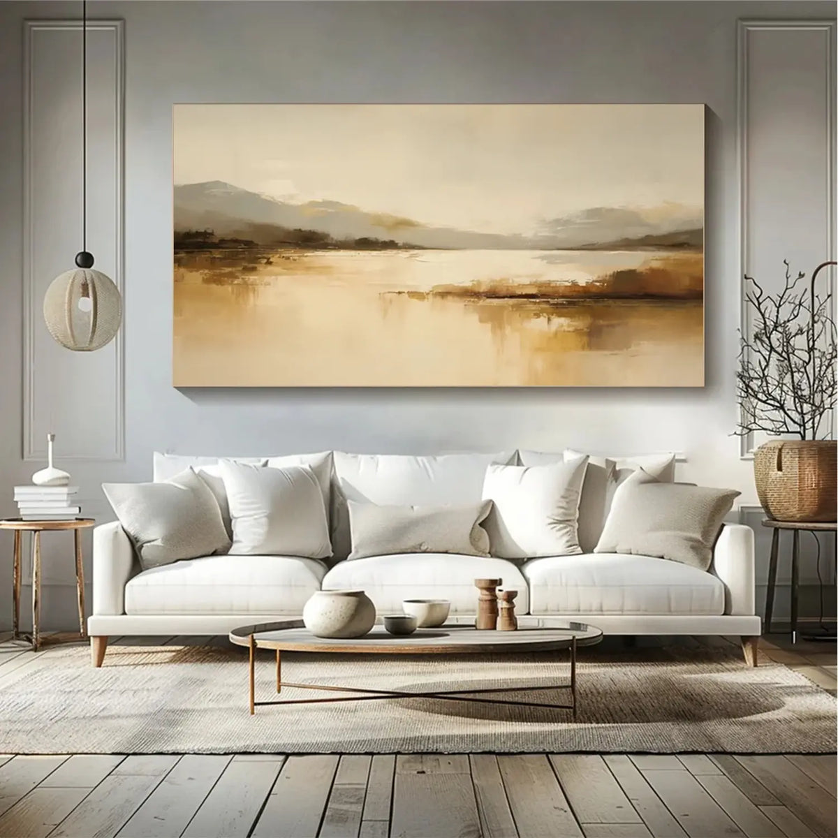 Abstract Mountain Canvas Art #MM020
