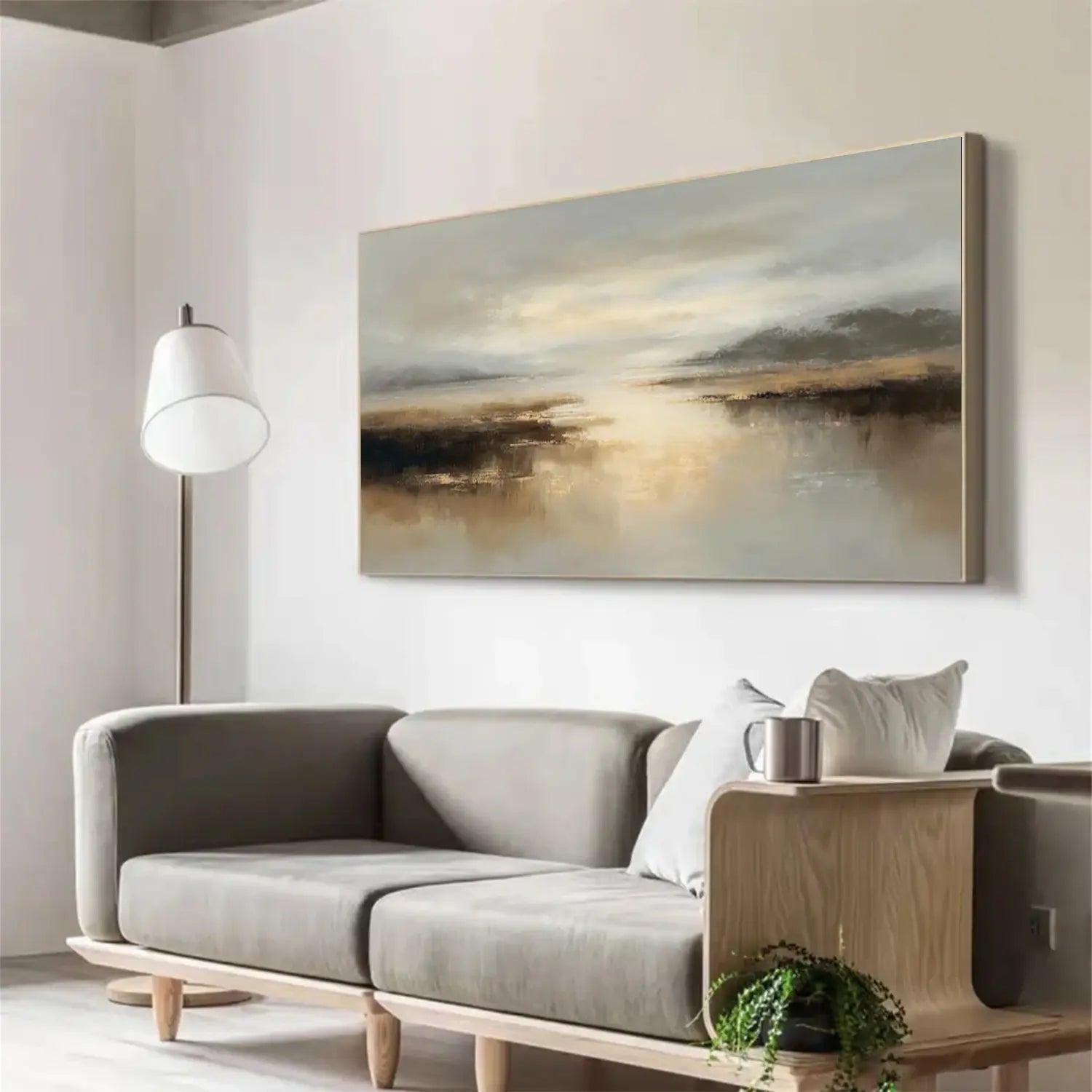 Ocean And Sky Abstract Wall Art