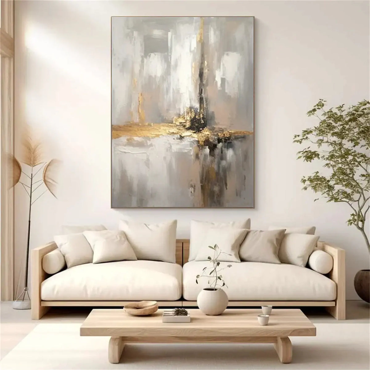 Abstract Painting Canvas #AW014