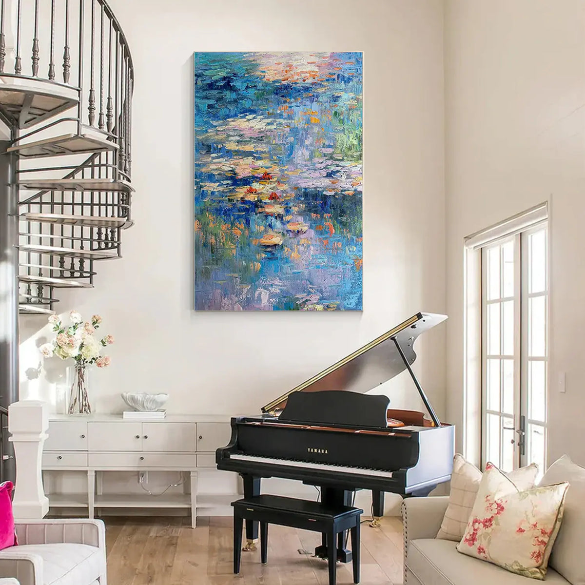 Colorful Abstract Painting Canvas #AW157