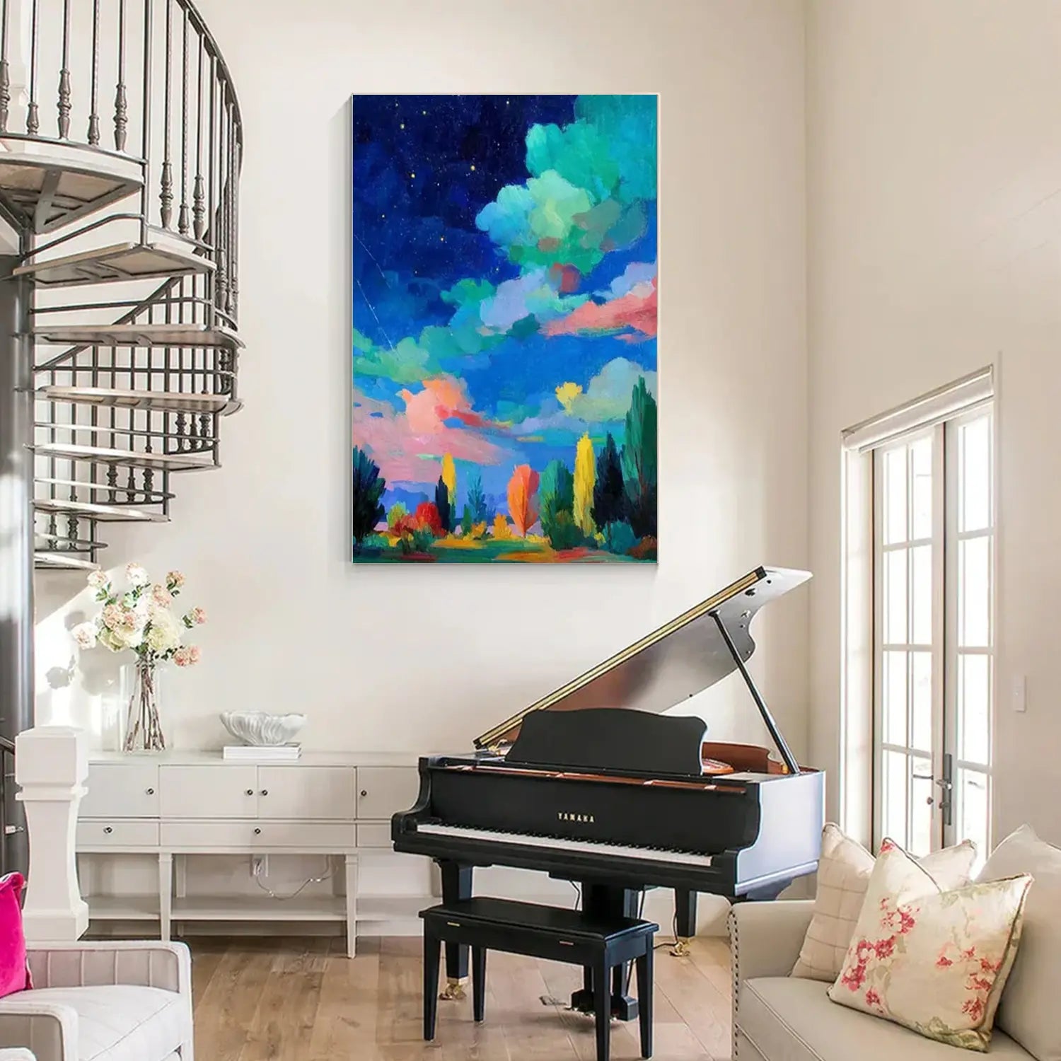 Ocean And Sky Abstract Wall Art