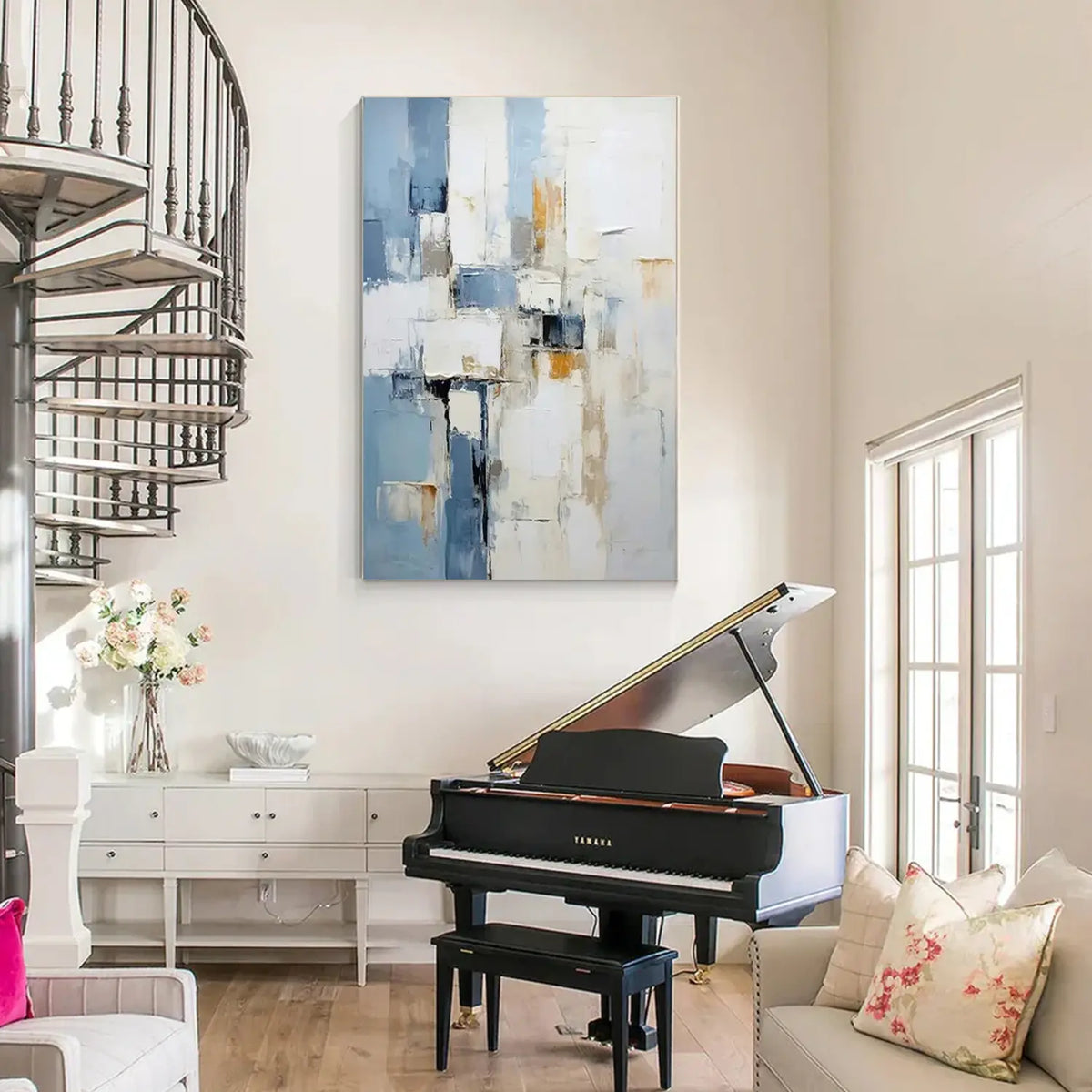 Abstract Painting Canvas #AW011