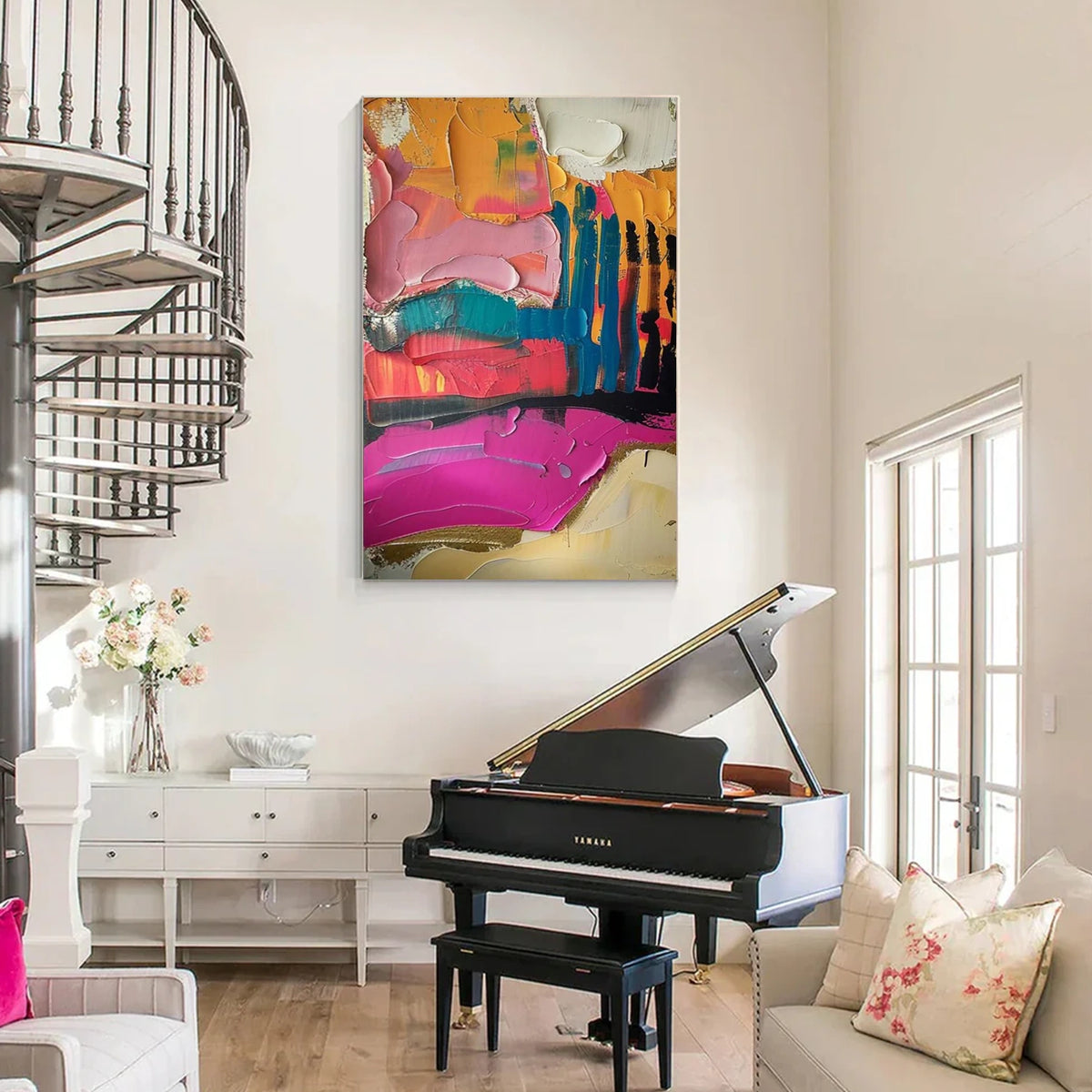 Colorful Textured Wall Art #AW164