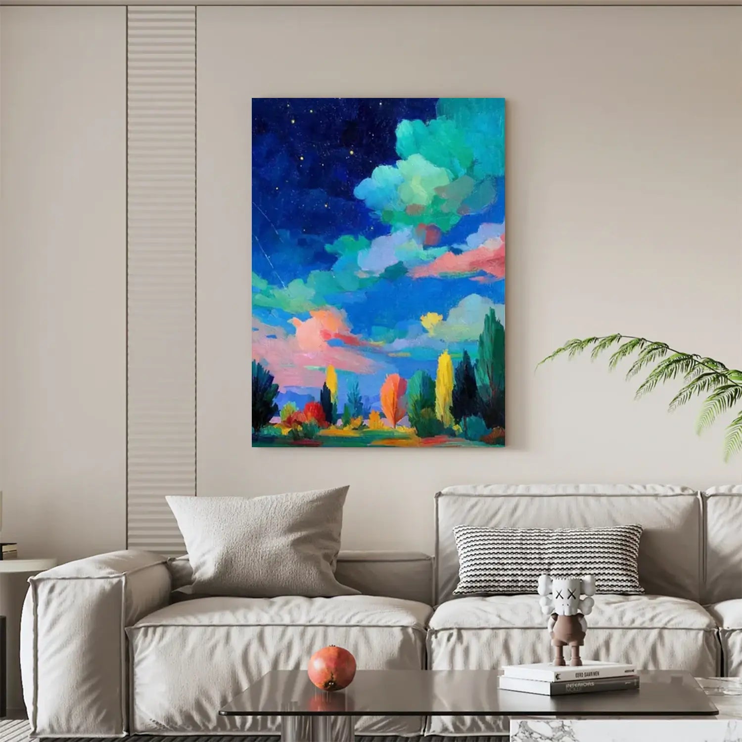 Ocean And Sky Abstract Wall Art
