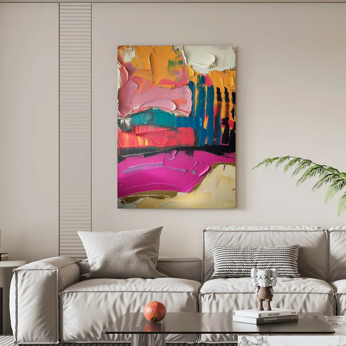 Colorful Textured Wall Art #AW164