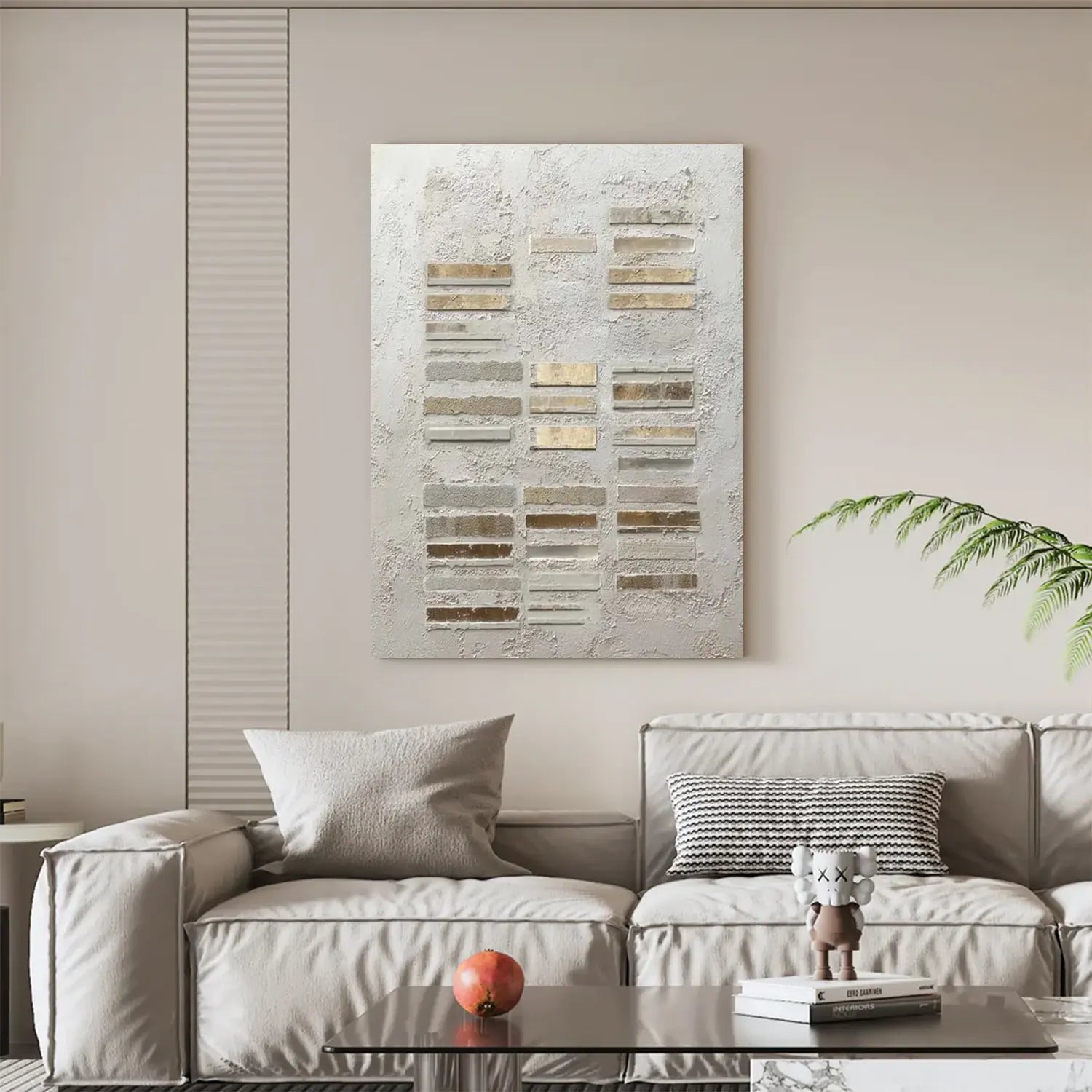 Wabi Sabi Textured Canvas Art #WS046