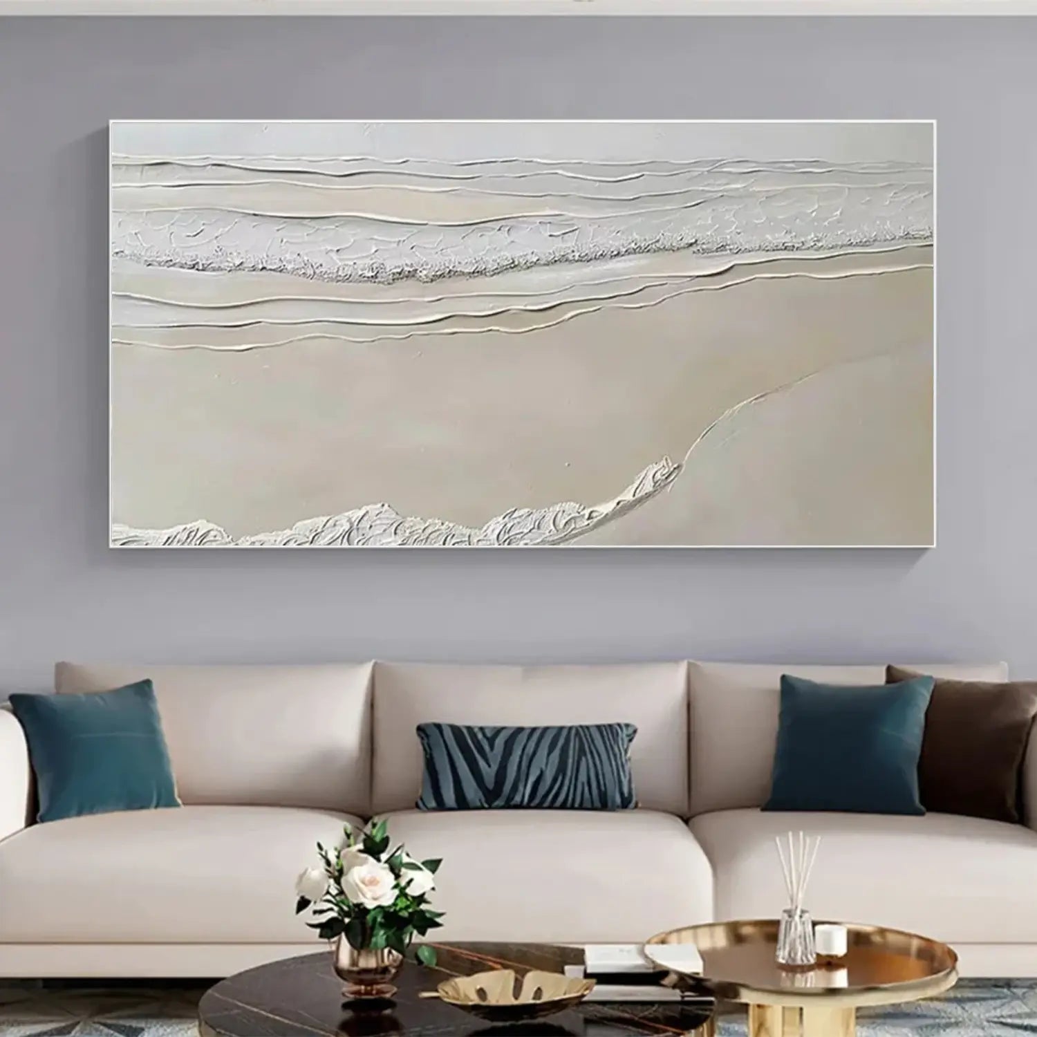 Ocean Abstract Textured Wall Art