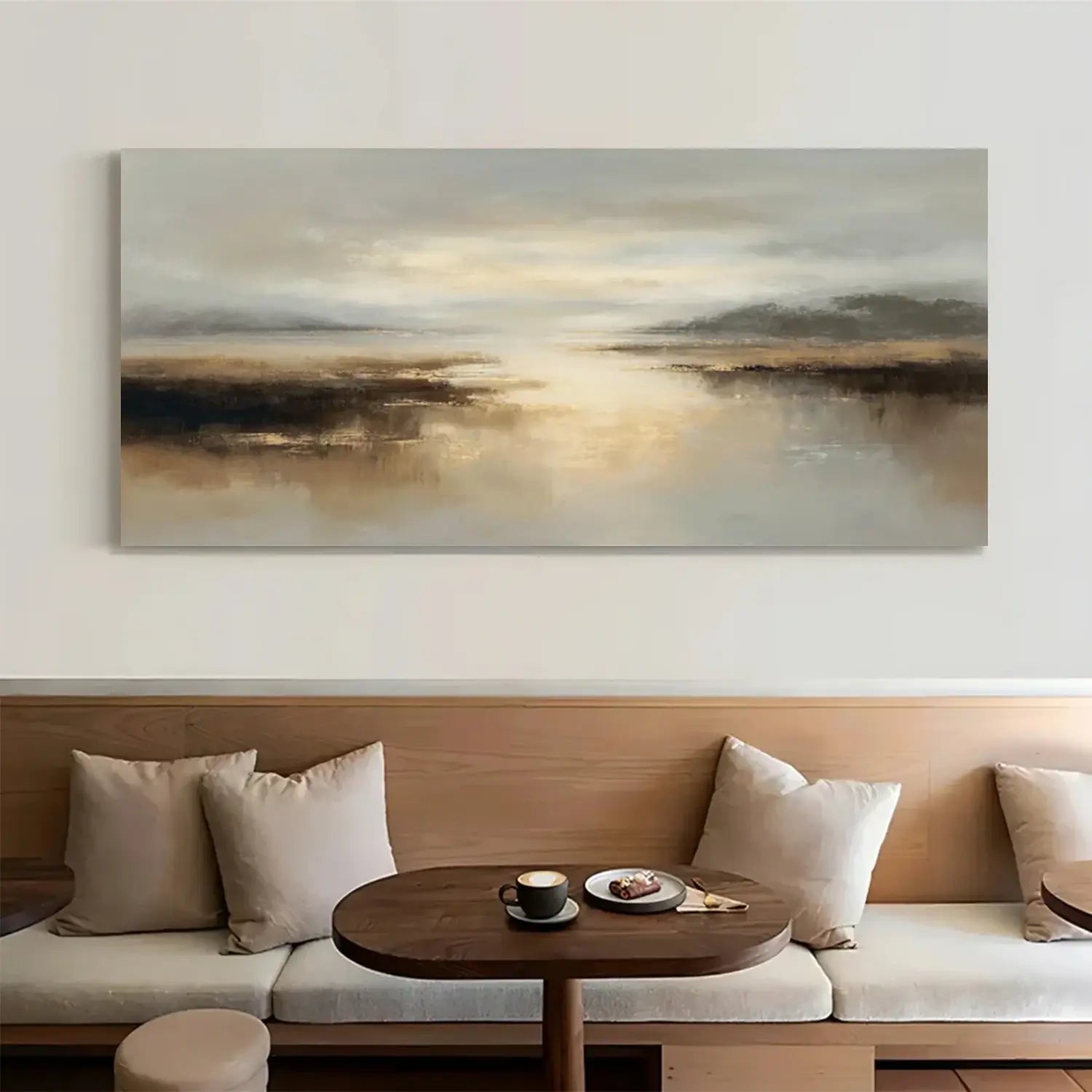 Ocean And Sky Abstract Wall Art