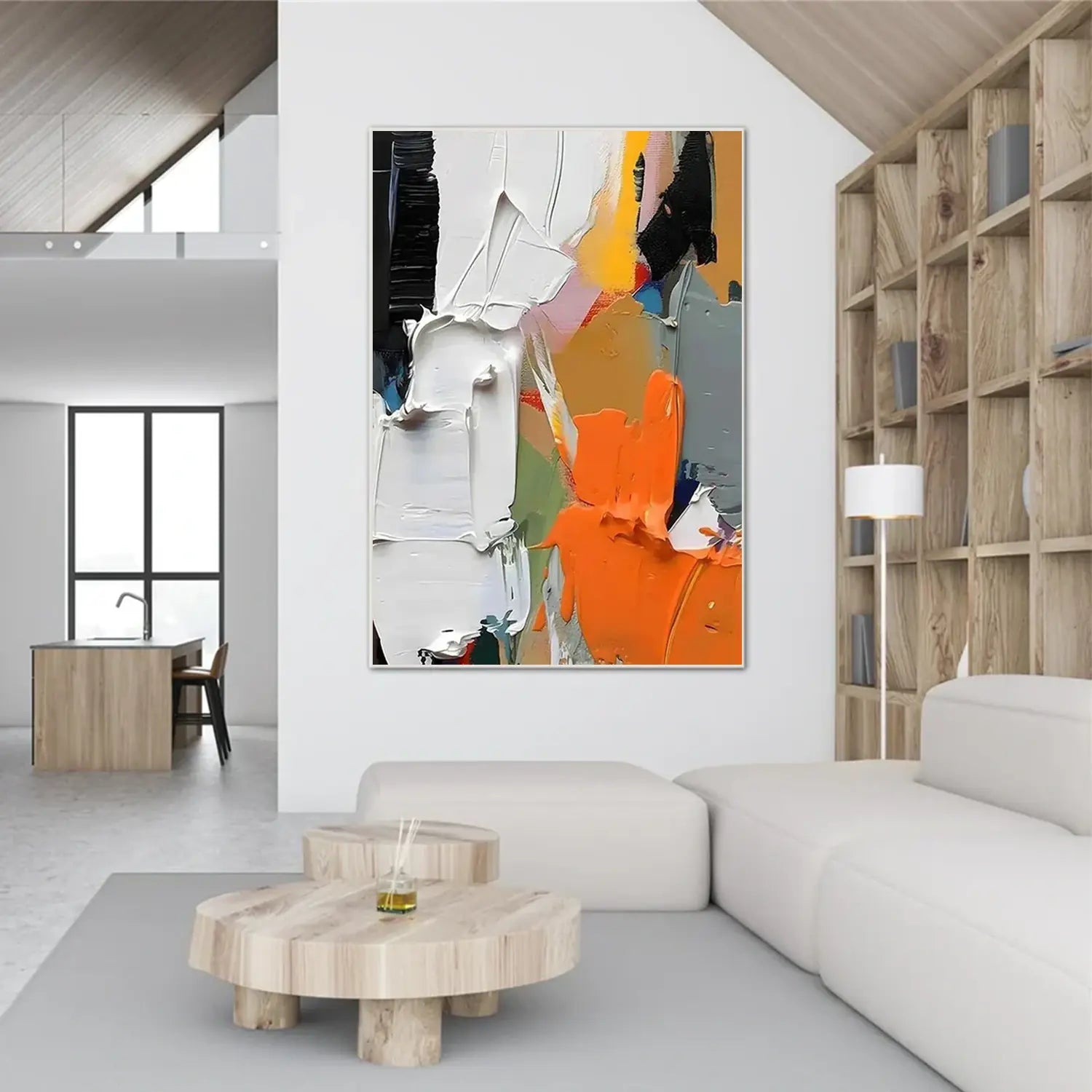 Abstract Textured Painting Canvas