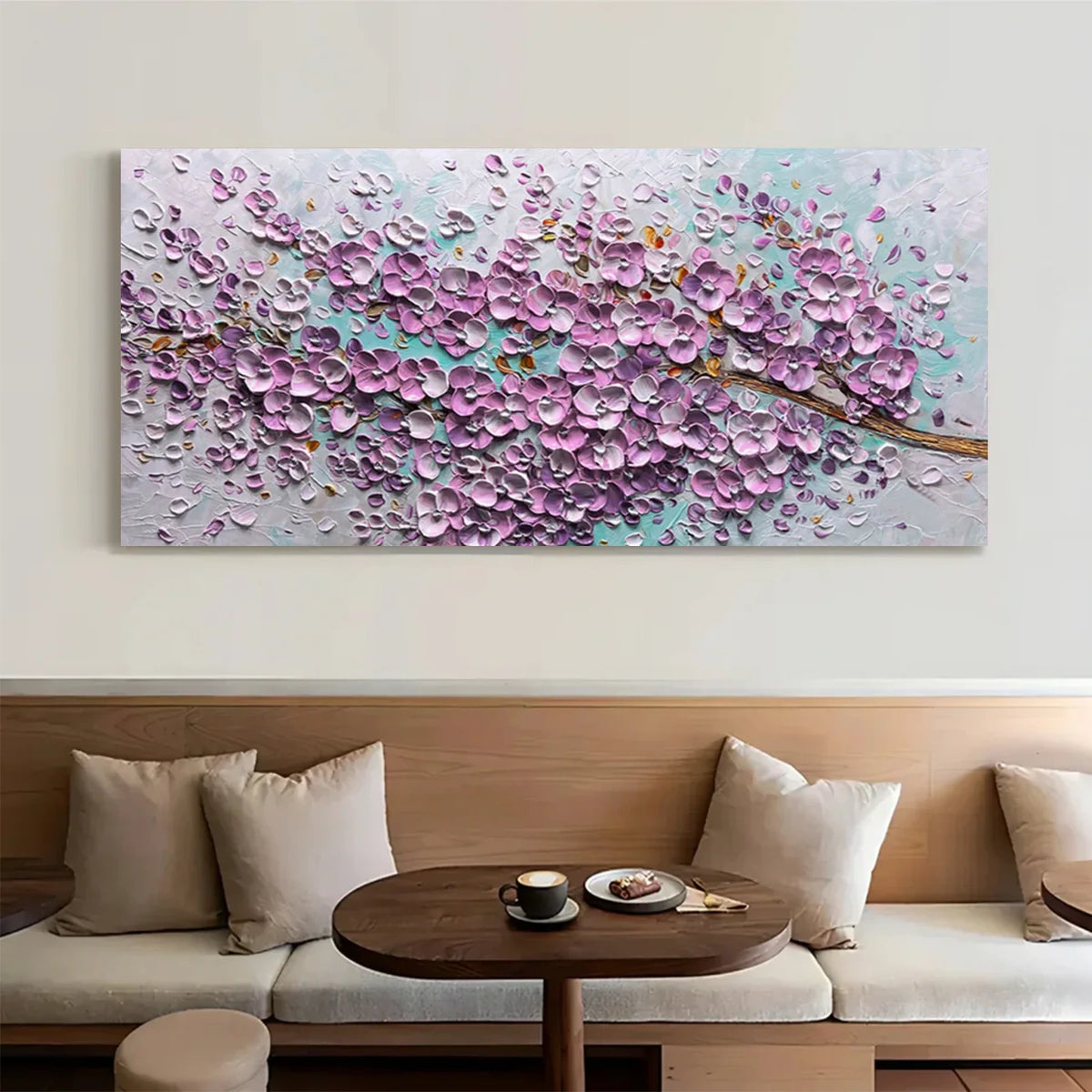 Abstract Flower And Tree Canvas Art #FT061