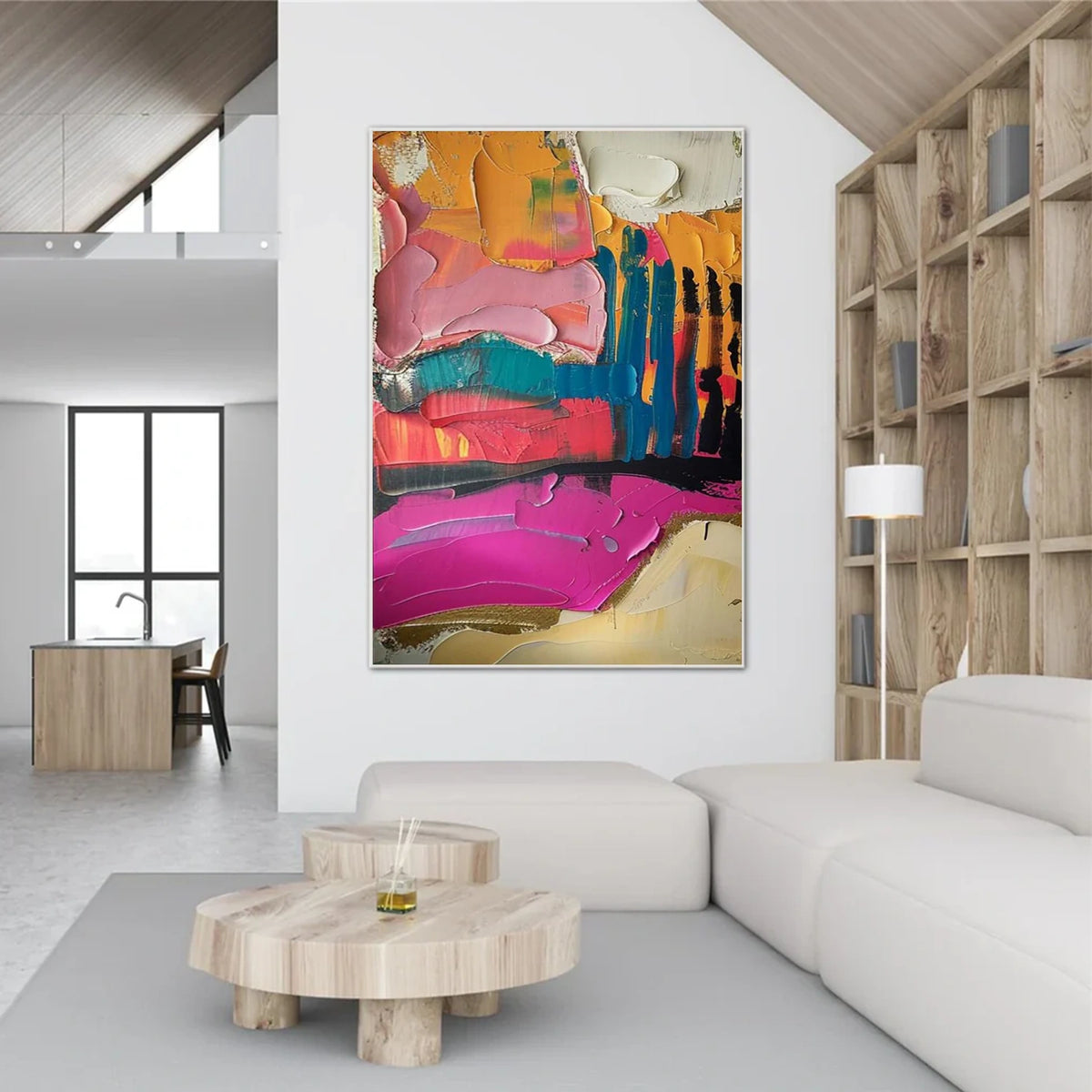 Colorful Textured Wall Art #AW164