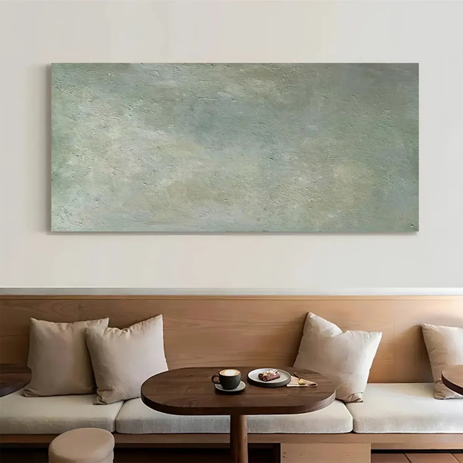 Green Minimalist Canvas Art #MT150