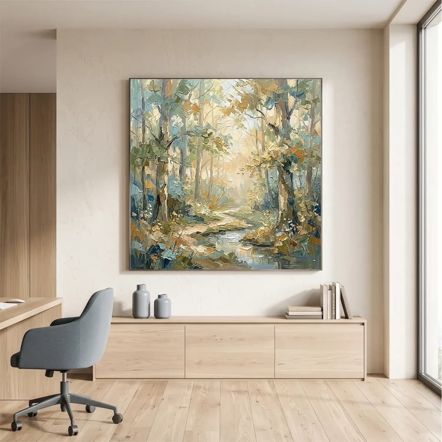 Tree Abstract Textured Wall Art #FT050
