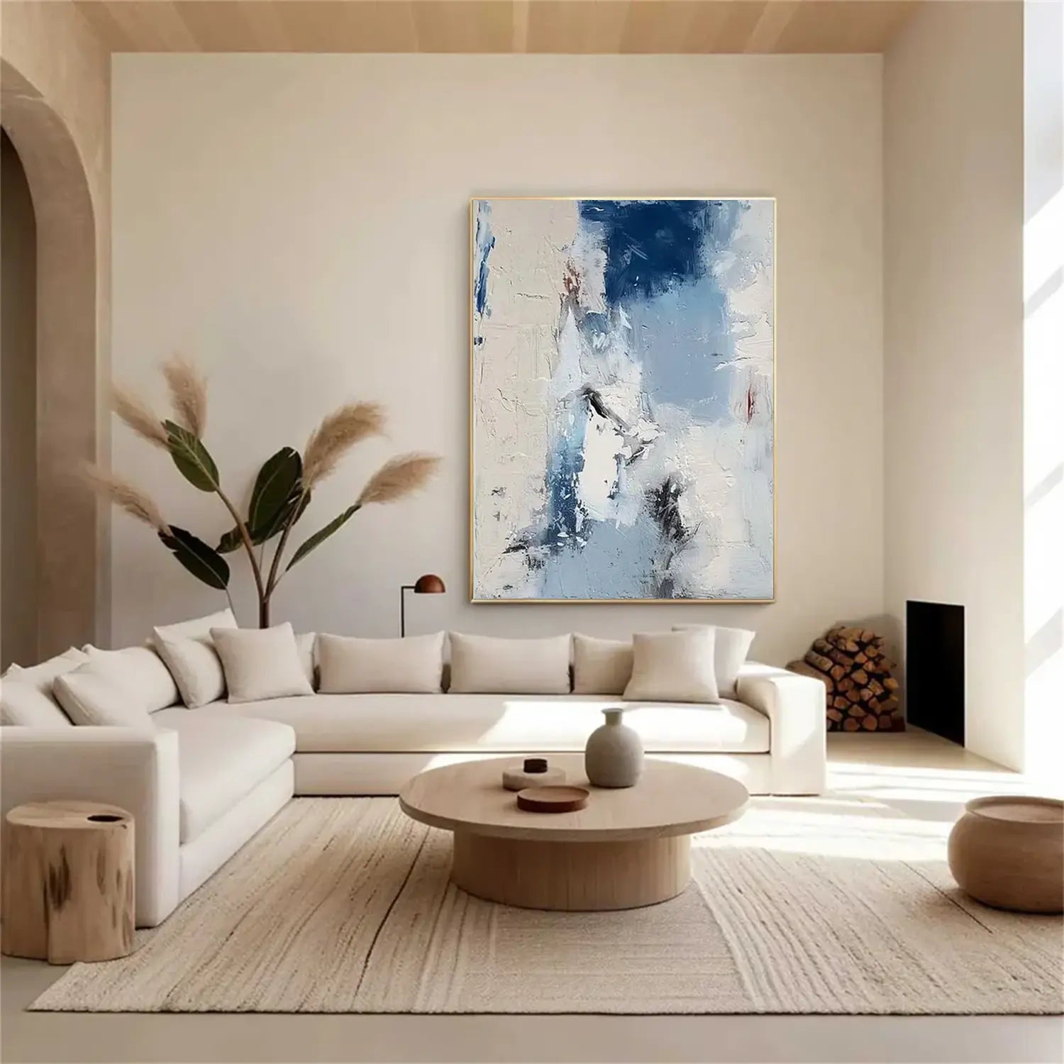 Abstract Painting Canvas #AW005