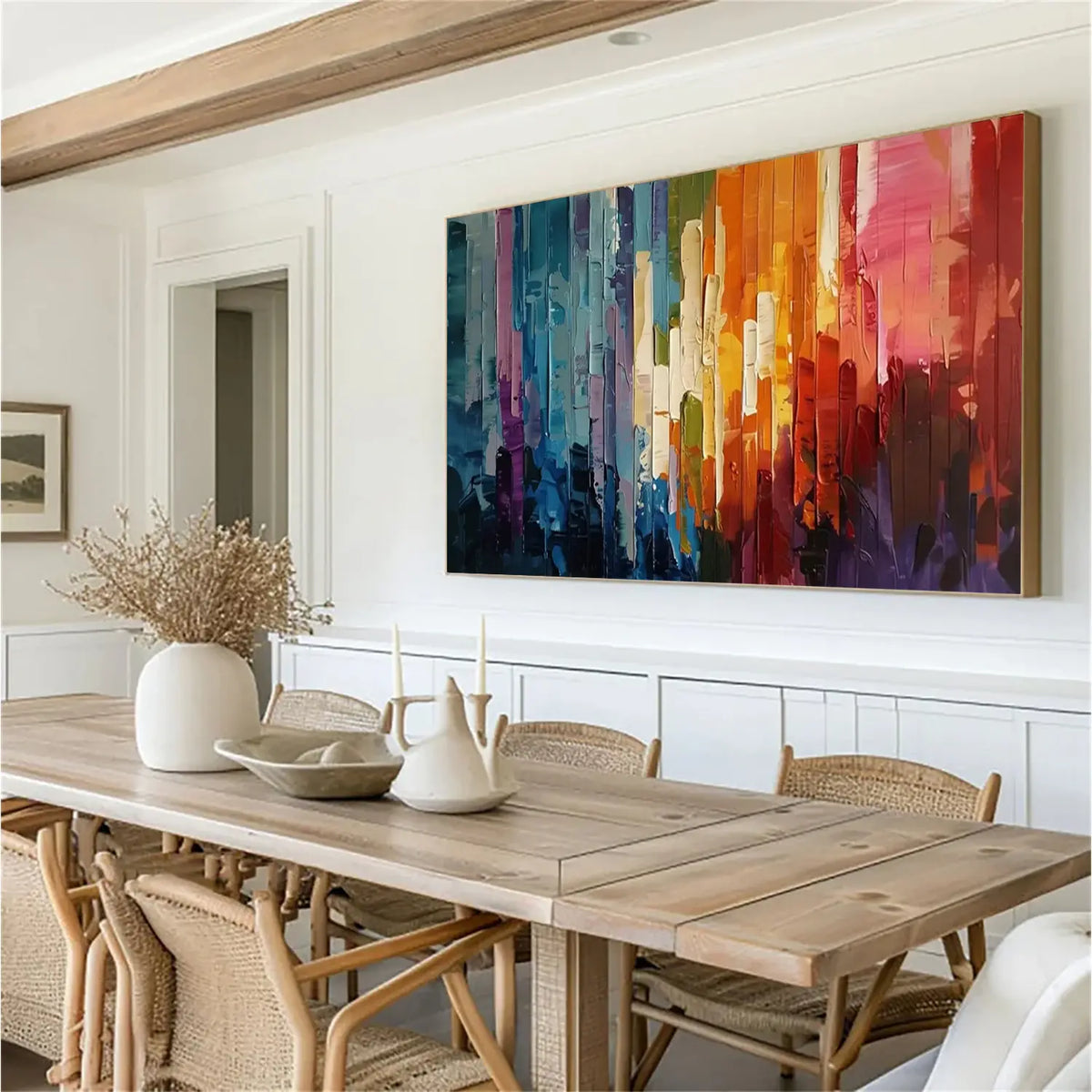 Colorful Abstract Textured Wall Art #AW184