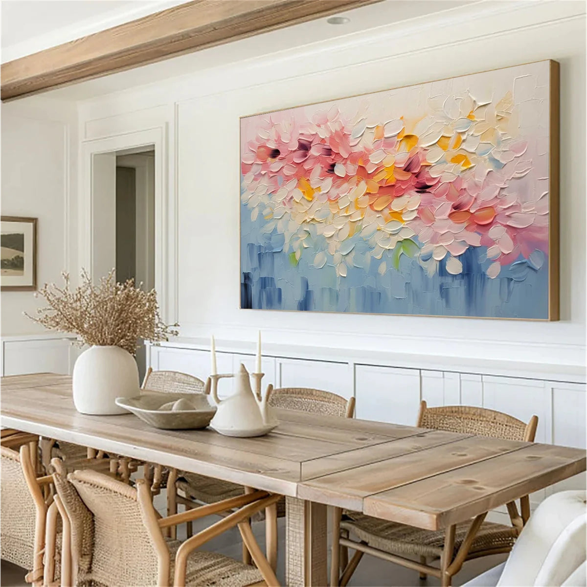 Abstract Flower And Tree Canvas Art #FT060