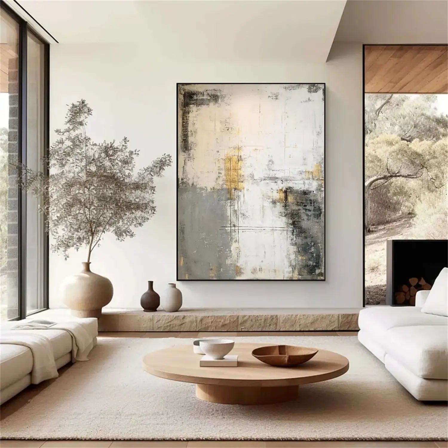 Abstract Canvas Wall Art #AW148