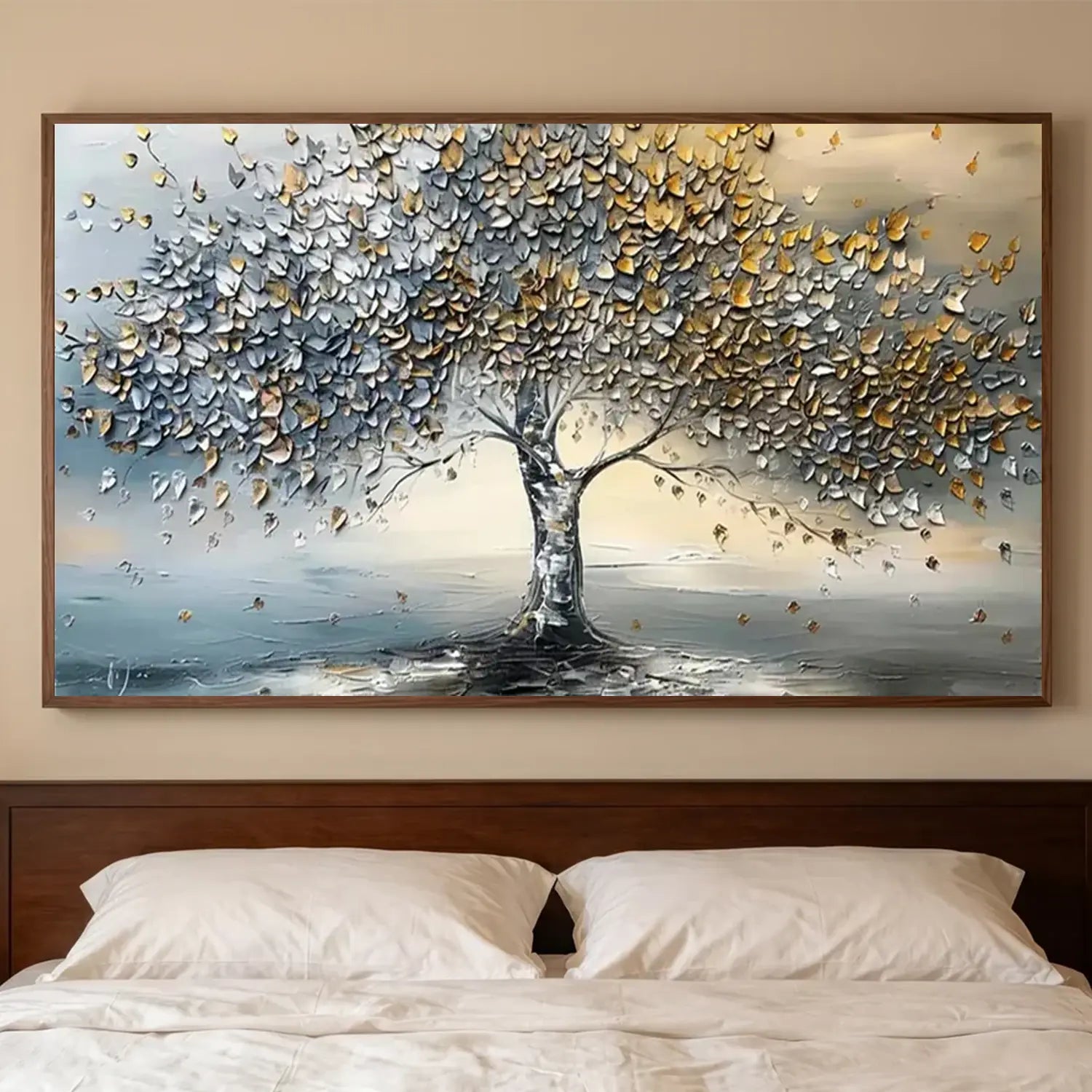 Tree Textured Painting Canvas