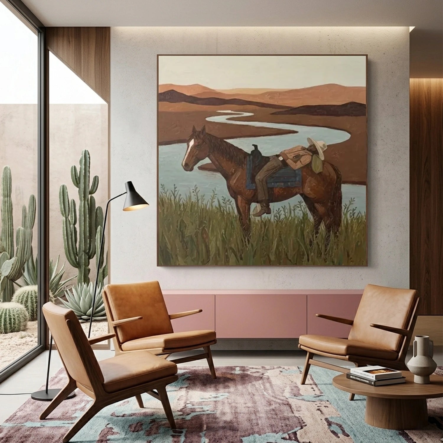 Vintage Americana Art | Riverbend Rest
