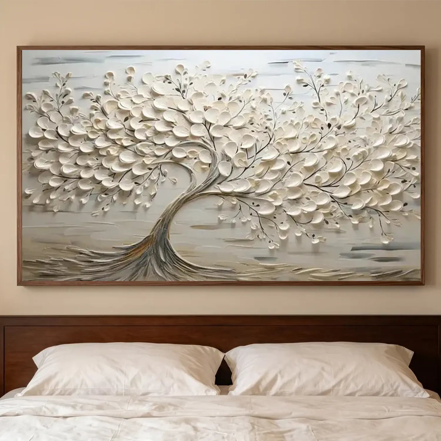 Tree Textured Painting Canvas