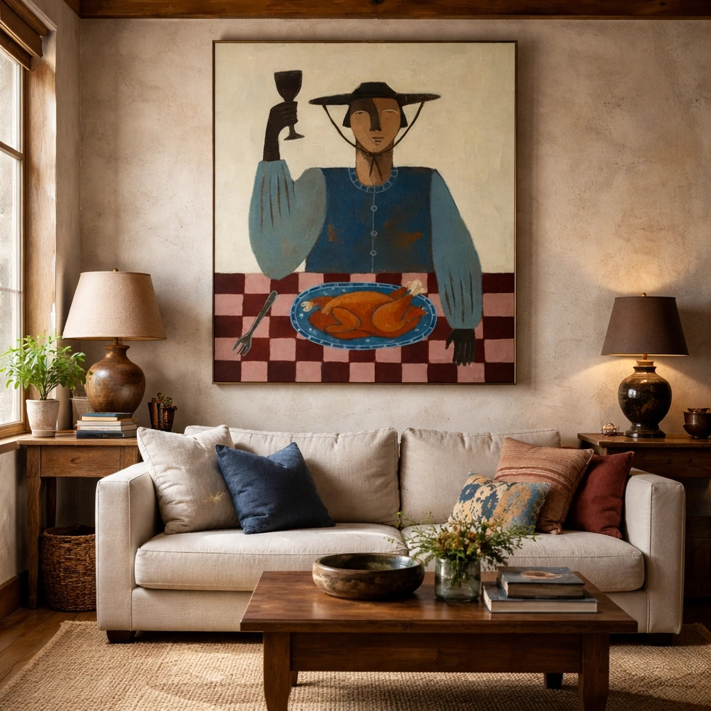 Vintage Americana Art | Toast To Harvest