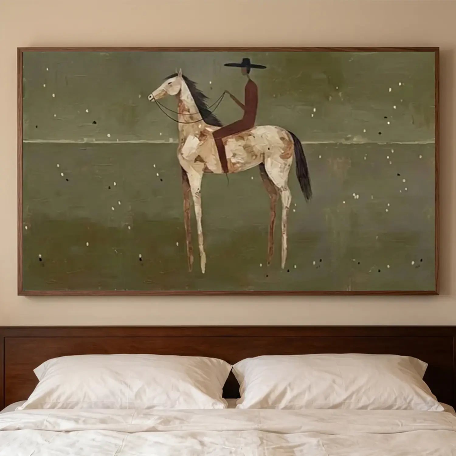 Vintage Americana Art | Olive Nocturne