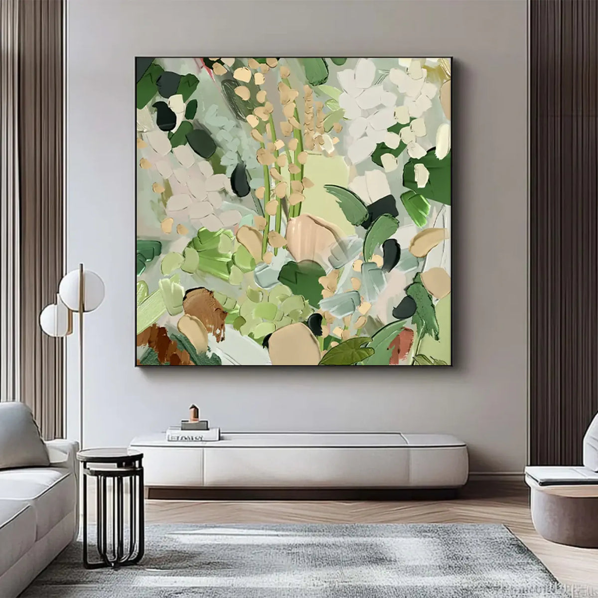 Colorful Abstract Textured Painting Canvas #FT059