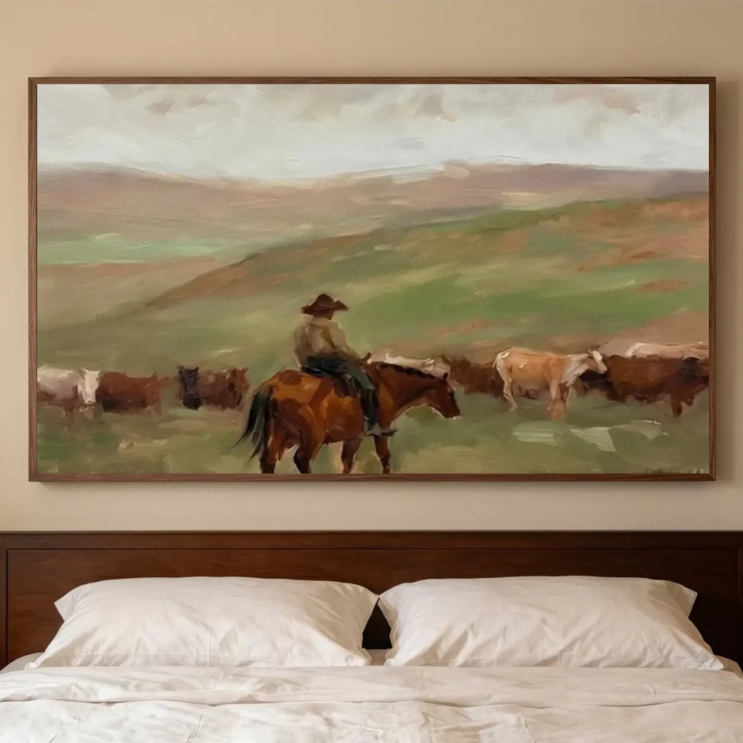 Vintage Americana Art | Prairie Stillness