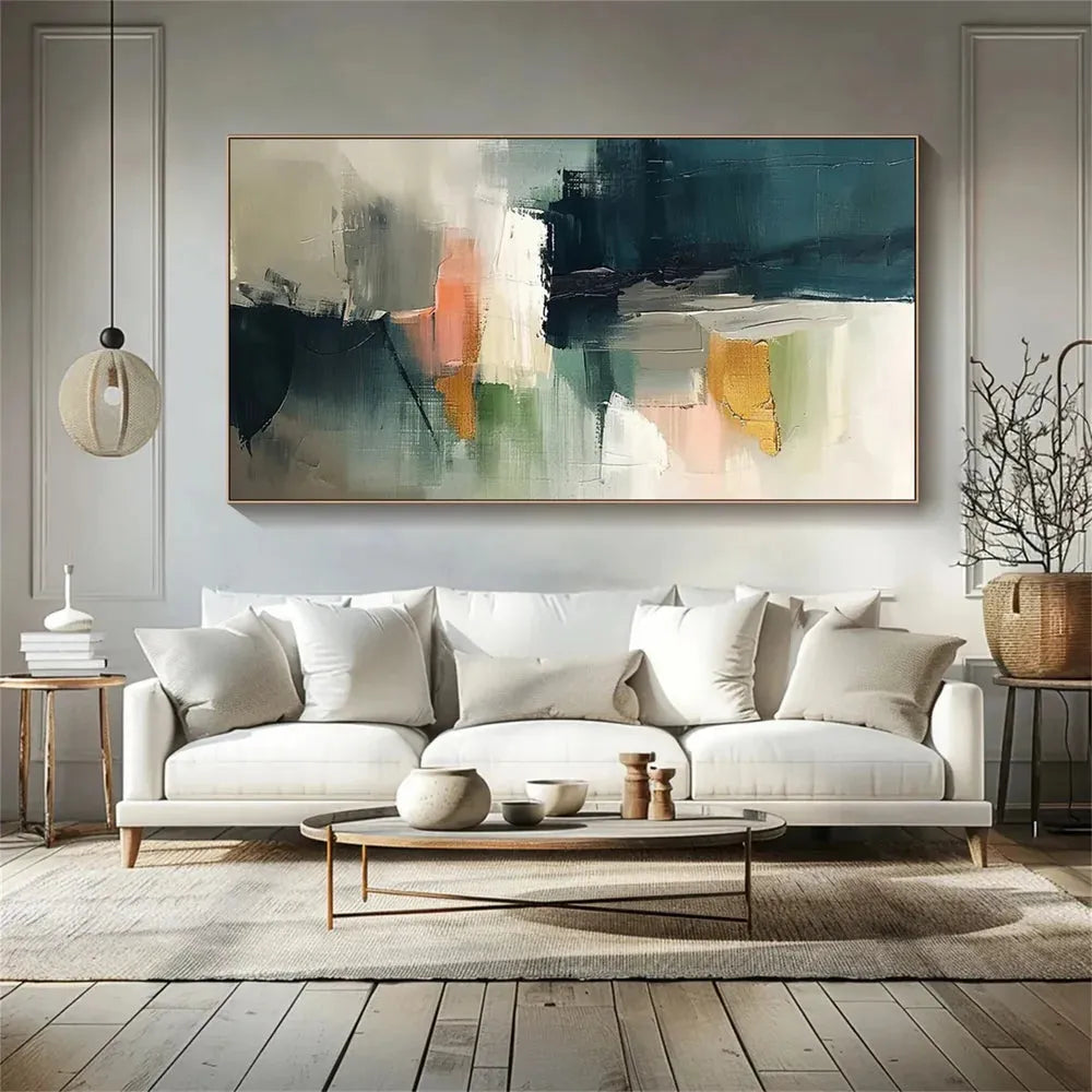 Colorful Abstract Painting Canvas #AP113
