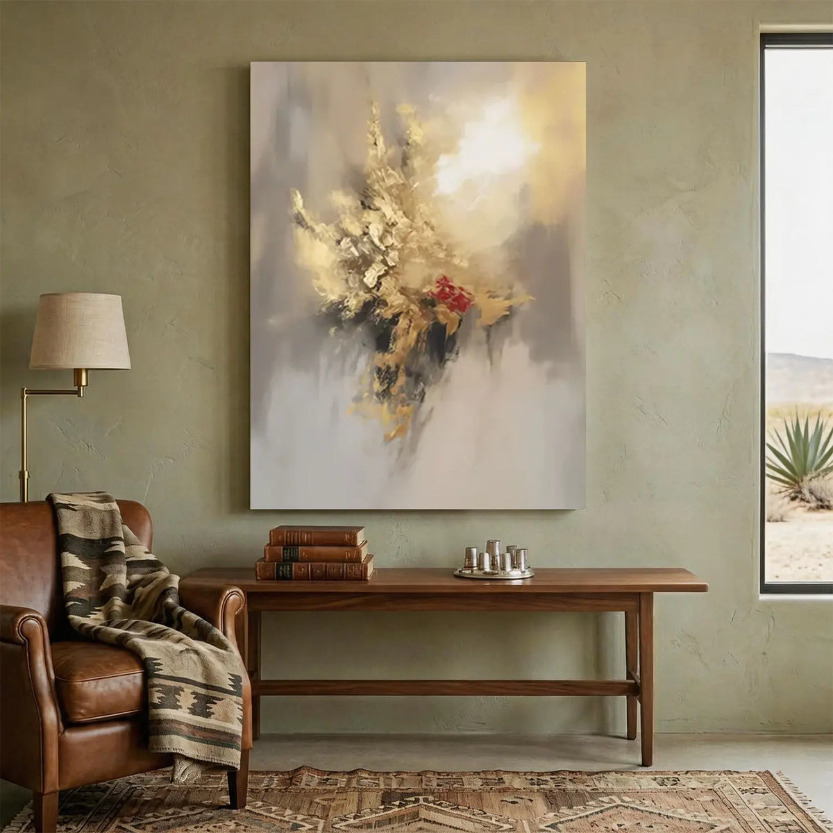 Abstract Painting Canvas #AW016
