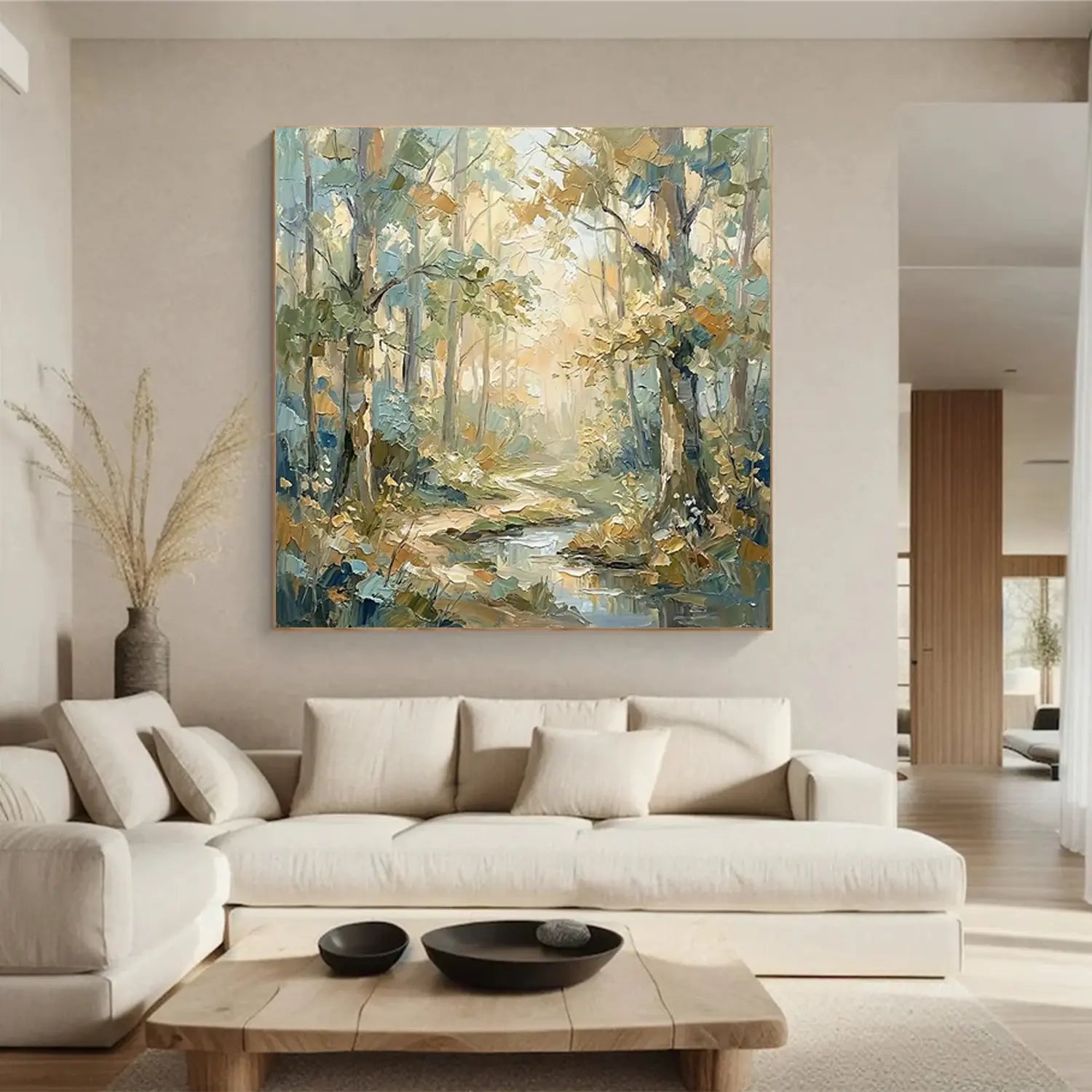 Tree Abstract Textured Wall Art #FT050