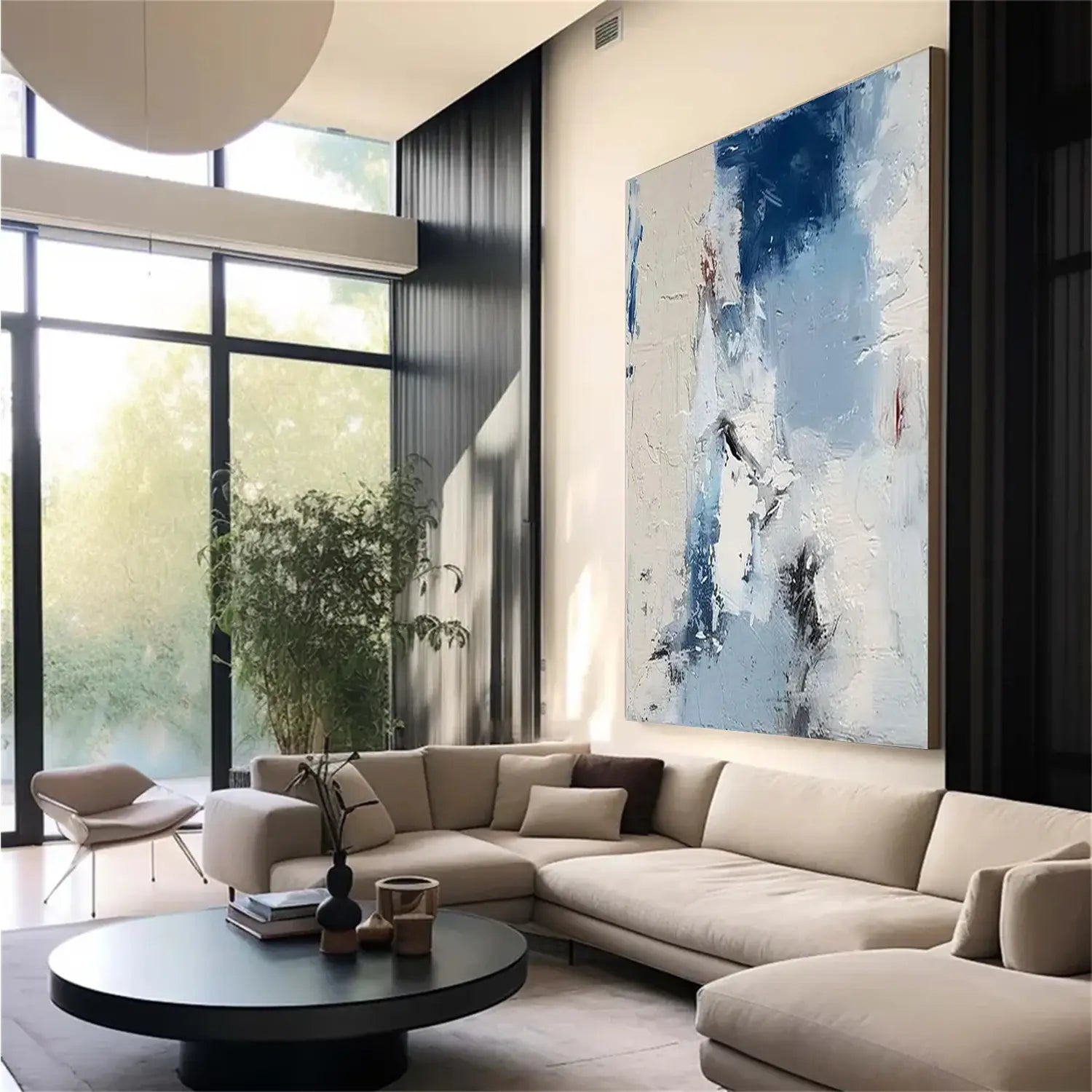Abstract Painting Canvas #AW005