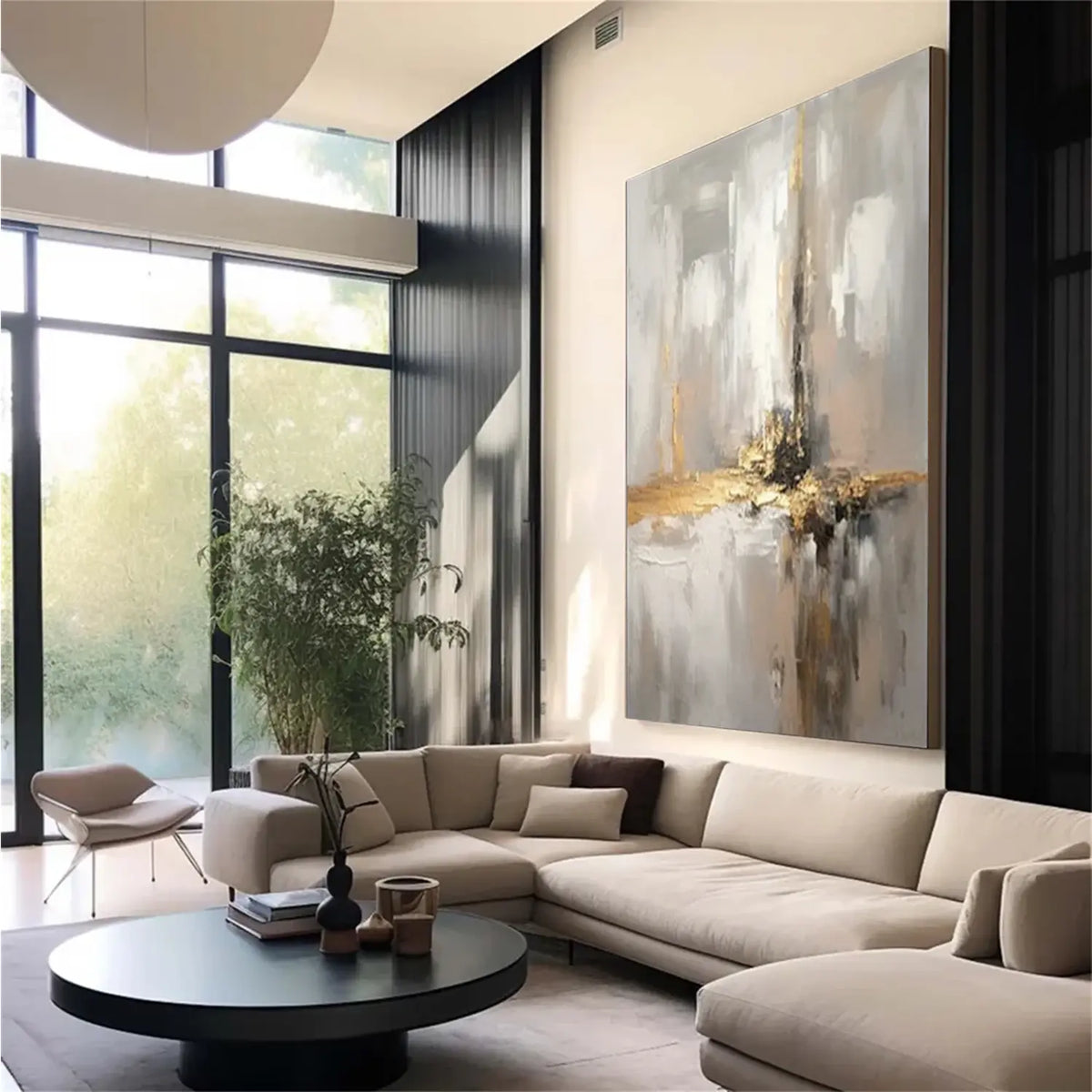Abstract Painting Canvas #AW014