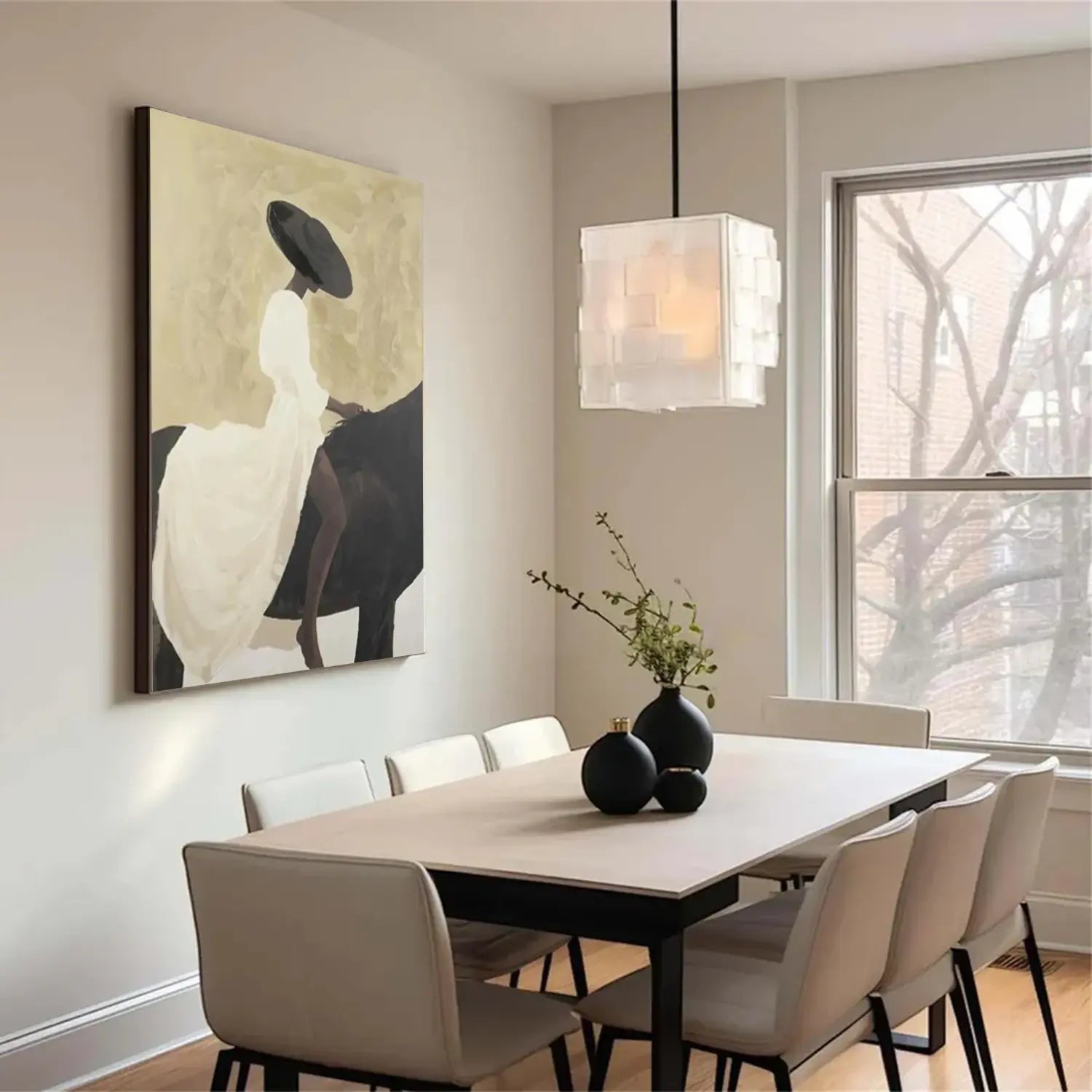 Abstract Portrait Canvas Art #AW156