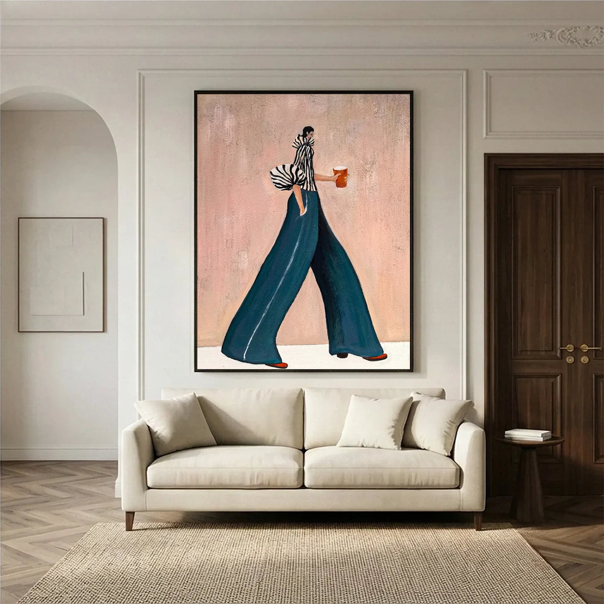 Vintage Americana Art The Urban Stride #VA105