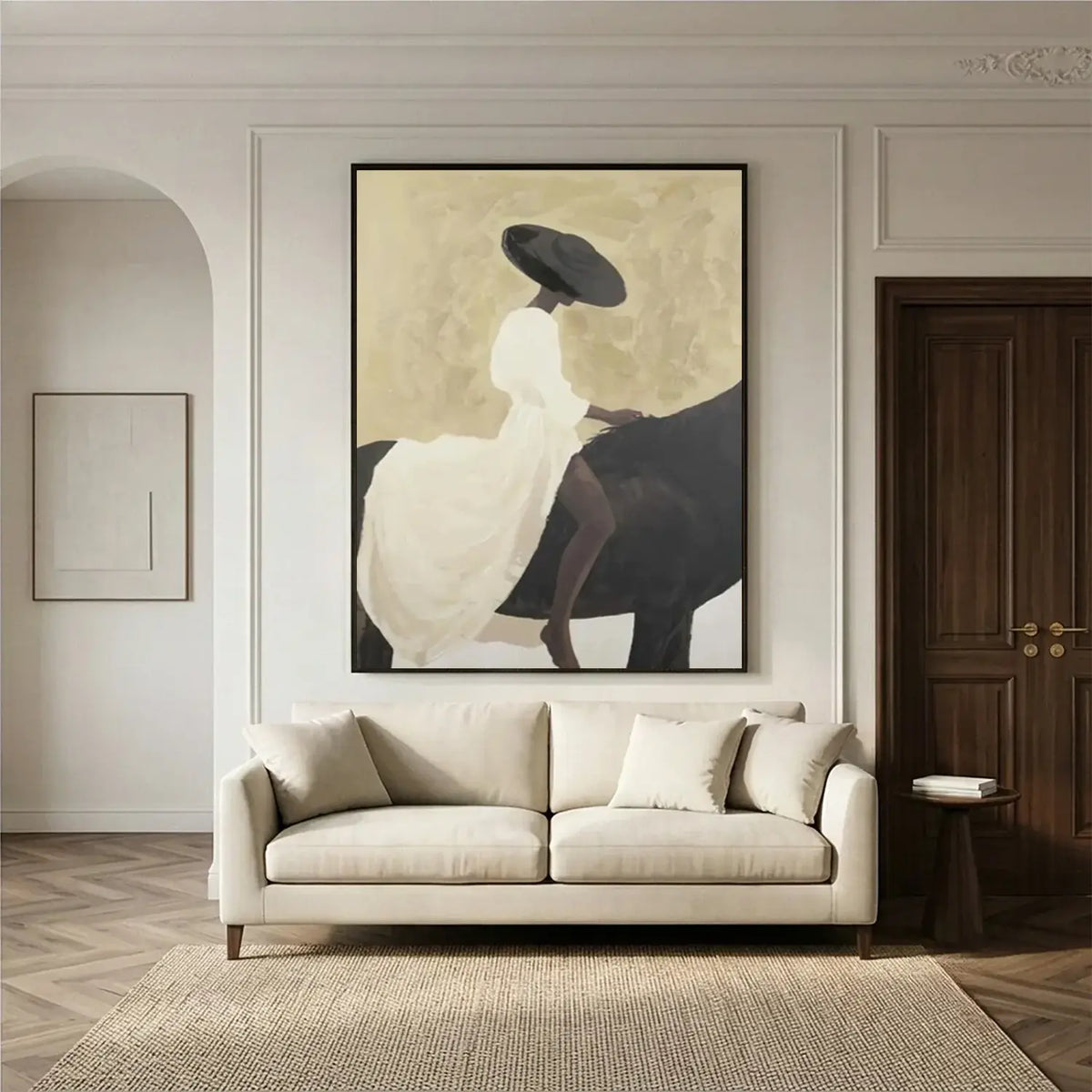 Abstract Portrait Canvas Art #AW156