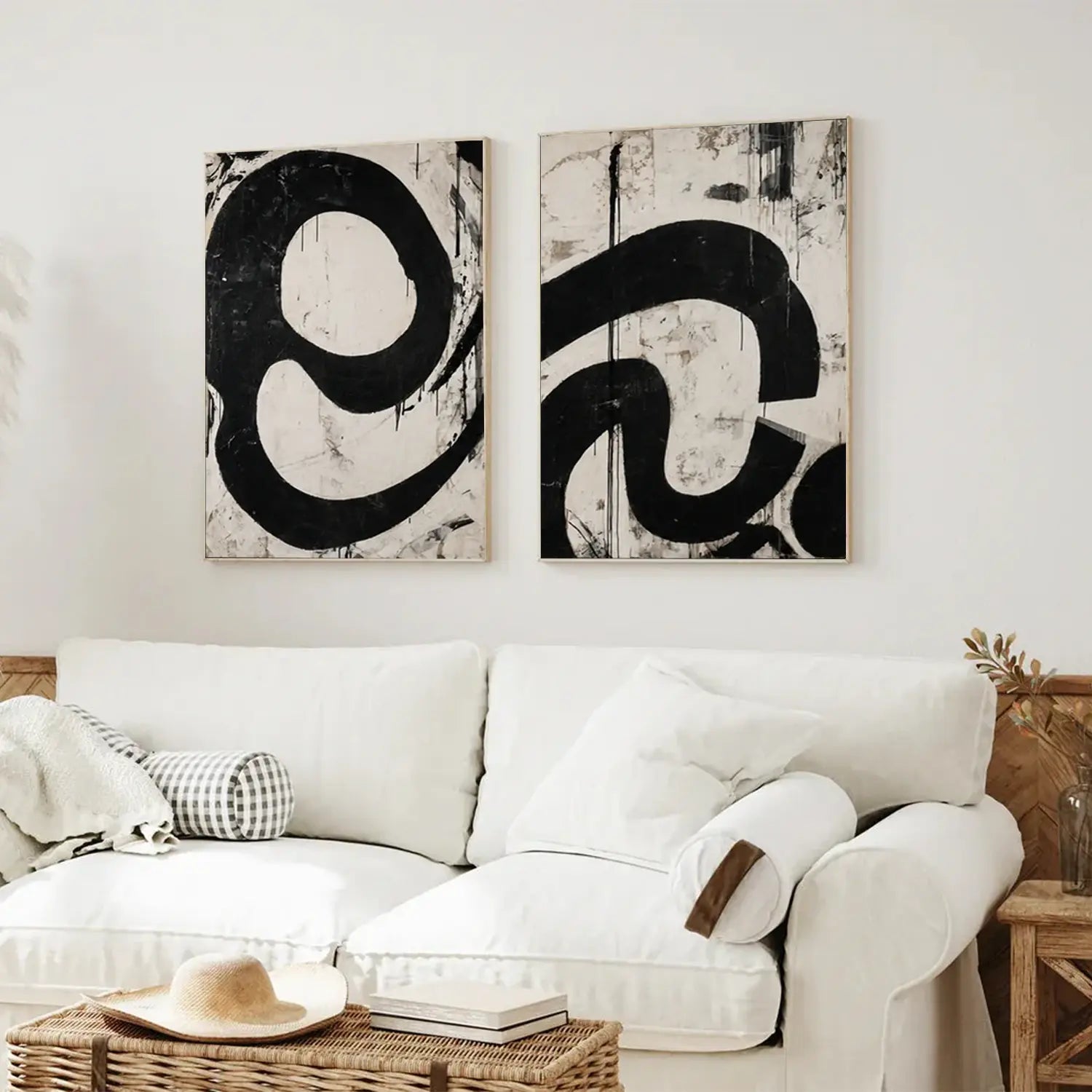 Wabi Sabi Canvas Art Set of 2 #WS018