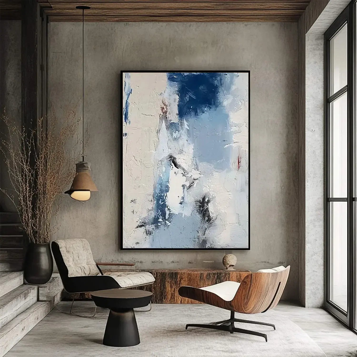 Abstract Painting Canvas #AW005