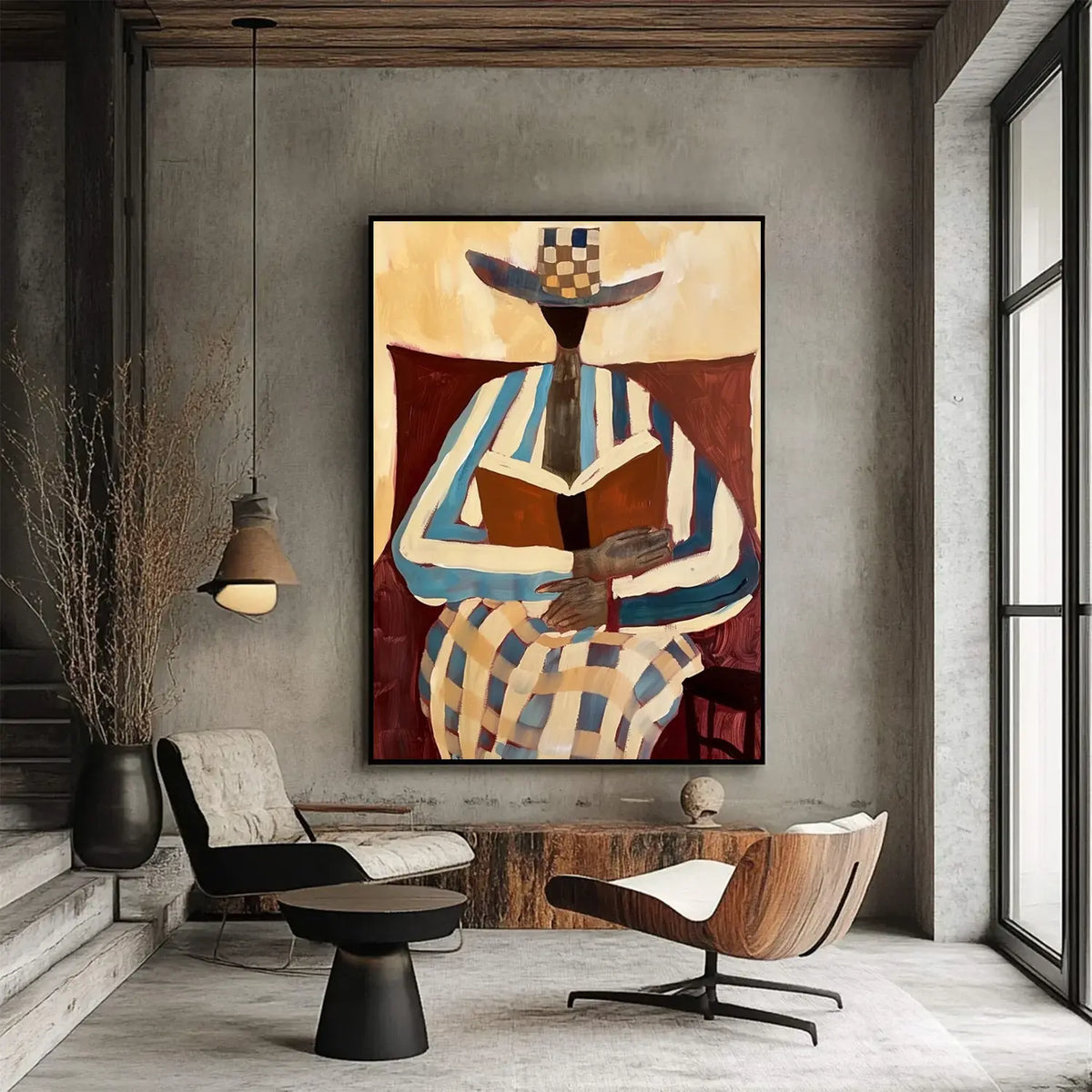 Vintage Americana Art Warm Solitude #VA086
