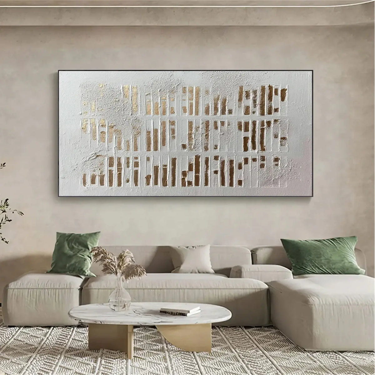 Wabi Sabi Textured Canvas Art #WS052