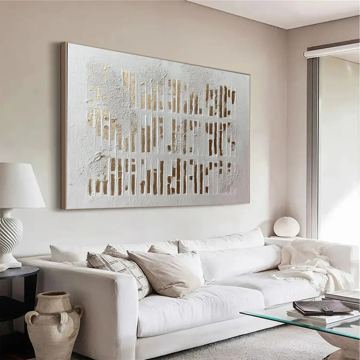 Wabi Sabi Textured Canvas Art #WS052