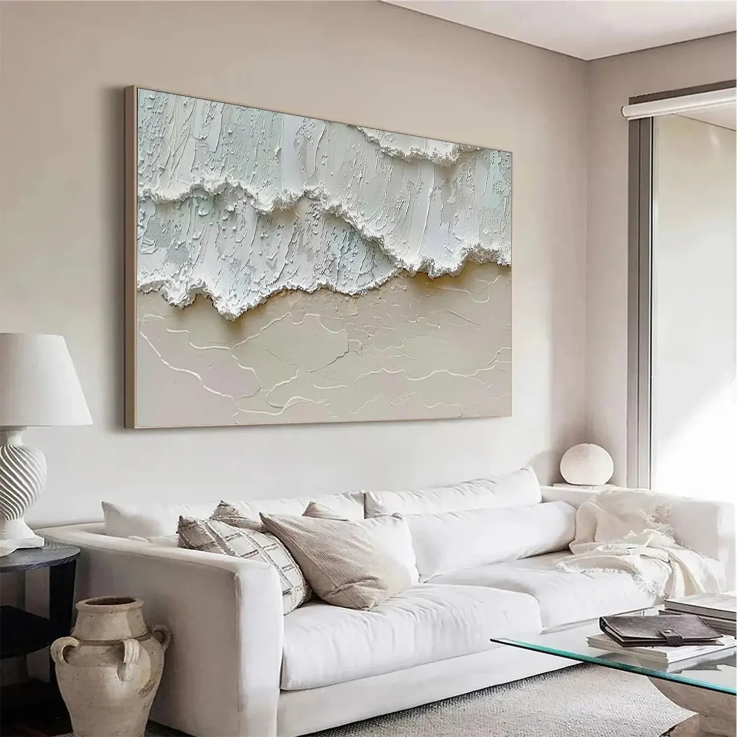 Ocean Abstract Textured Wall Art #OP038