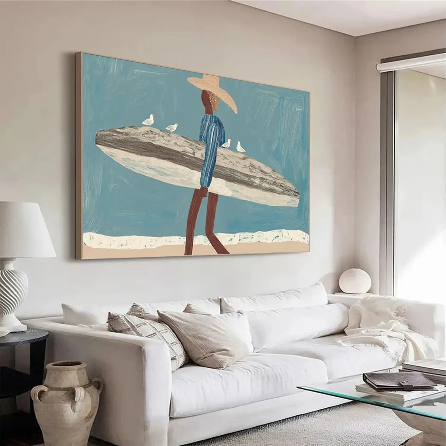 Abstract Portrait Canvas Art