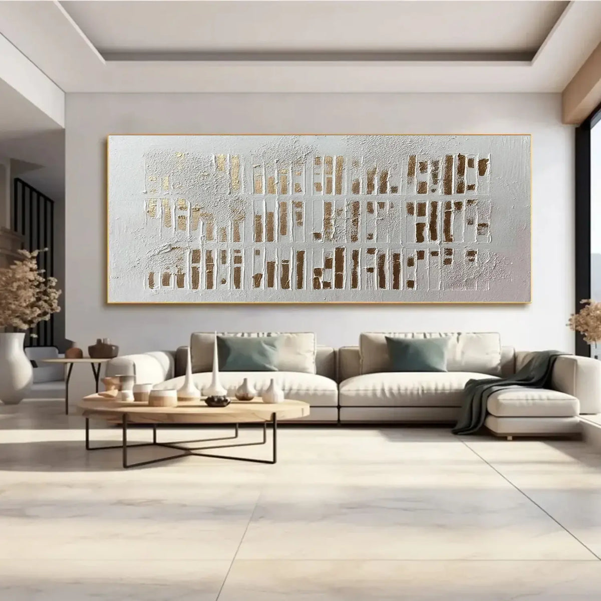 Wabi Sabi Textured Canvas Art #WS052