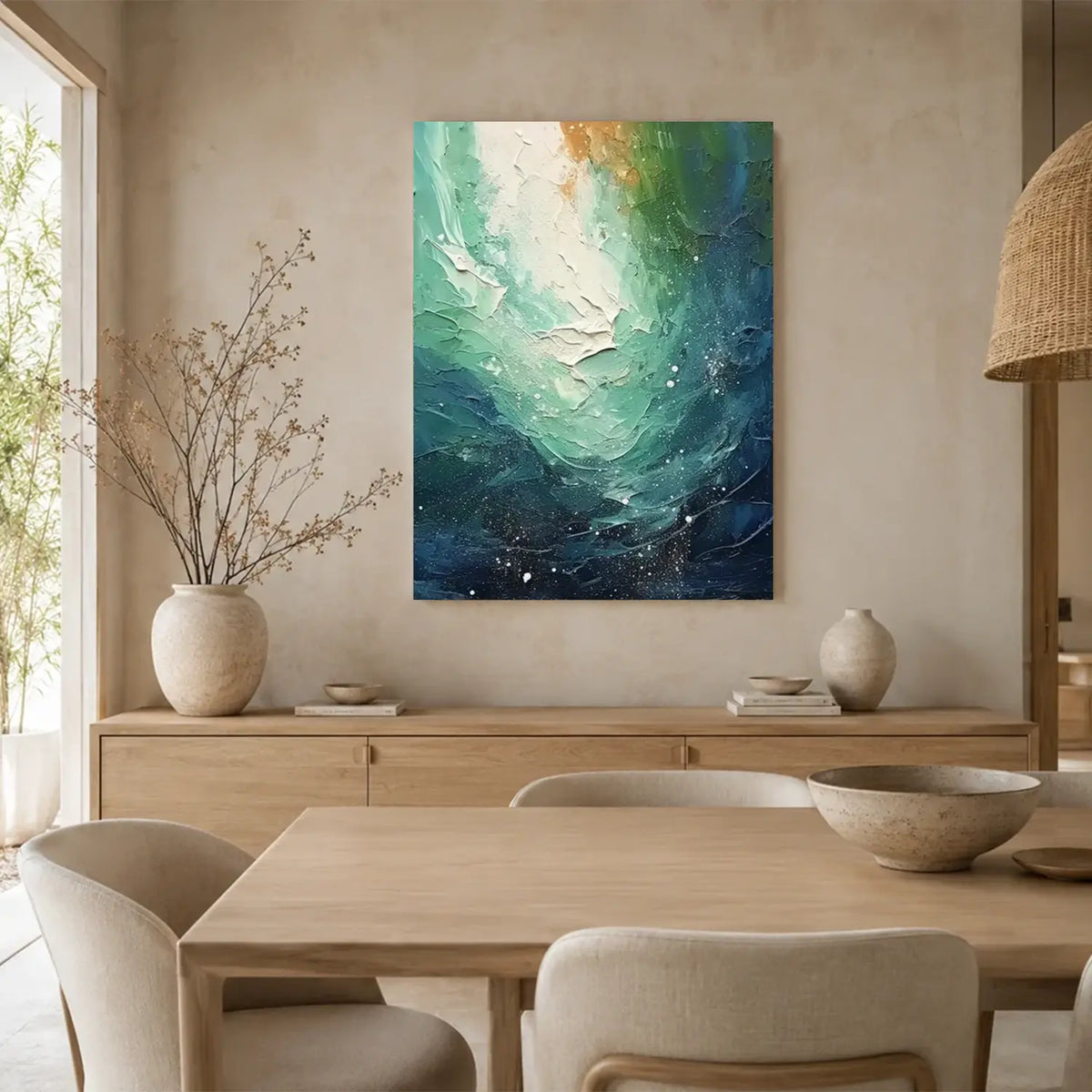 Ocean Abstract Textured Wall Art #OS053