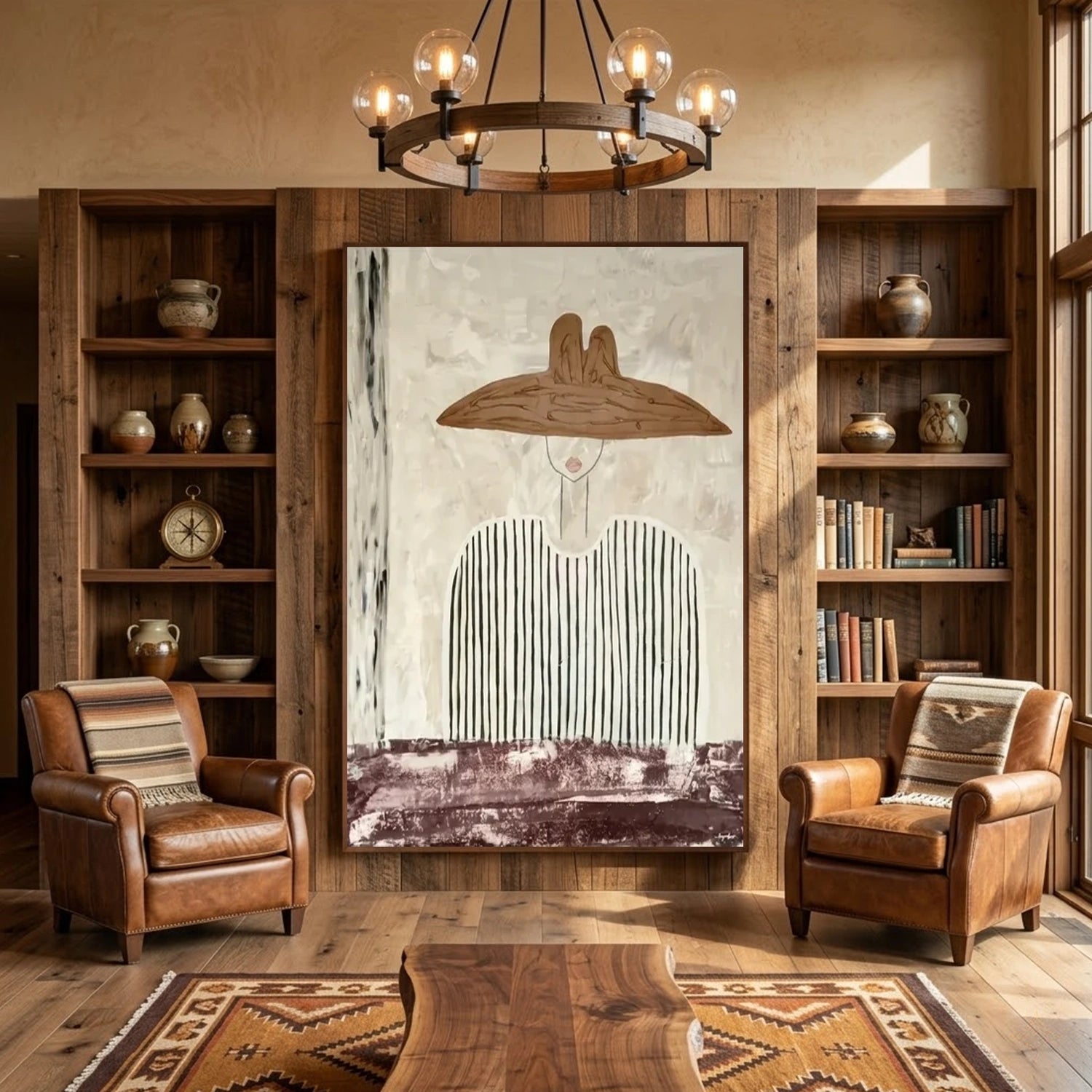 Vintage Americana Art | Veiled Poise
