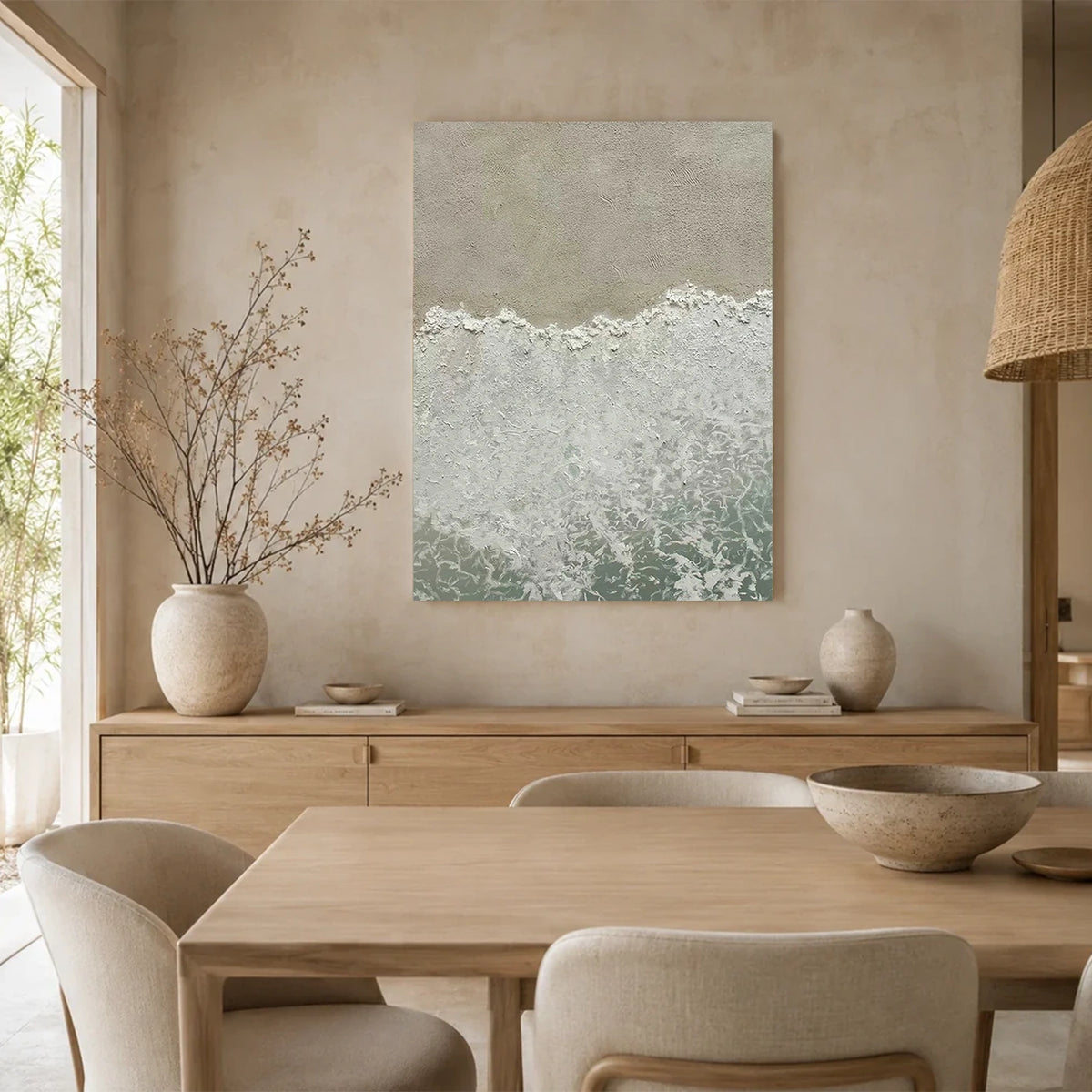 Ocean Textured Painting Canvas #OS061