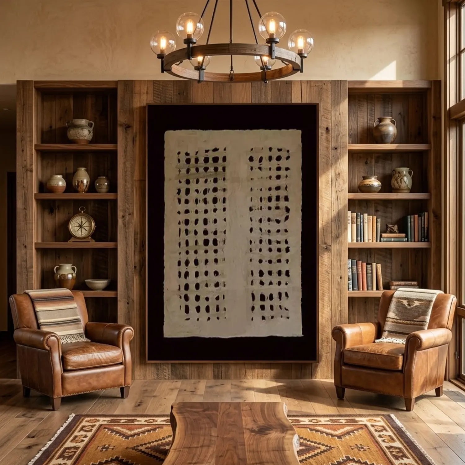 Brown & Black Wabi Sabi Wall Art