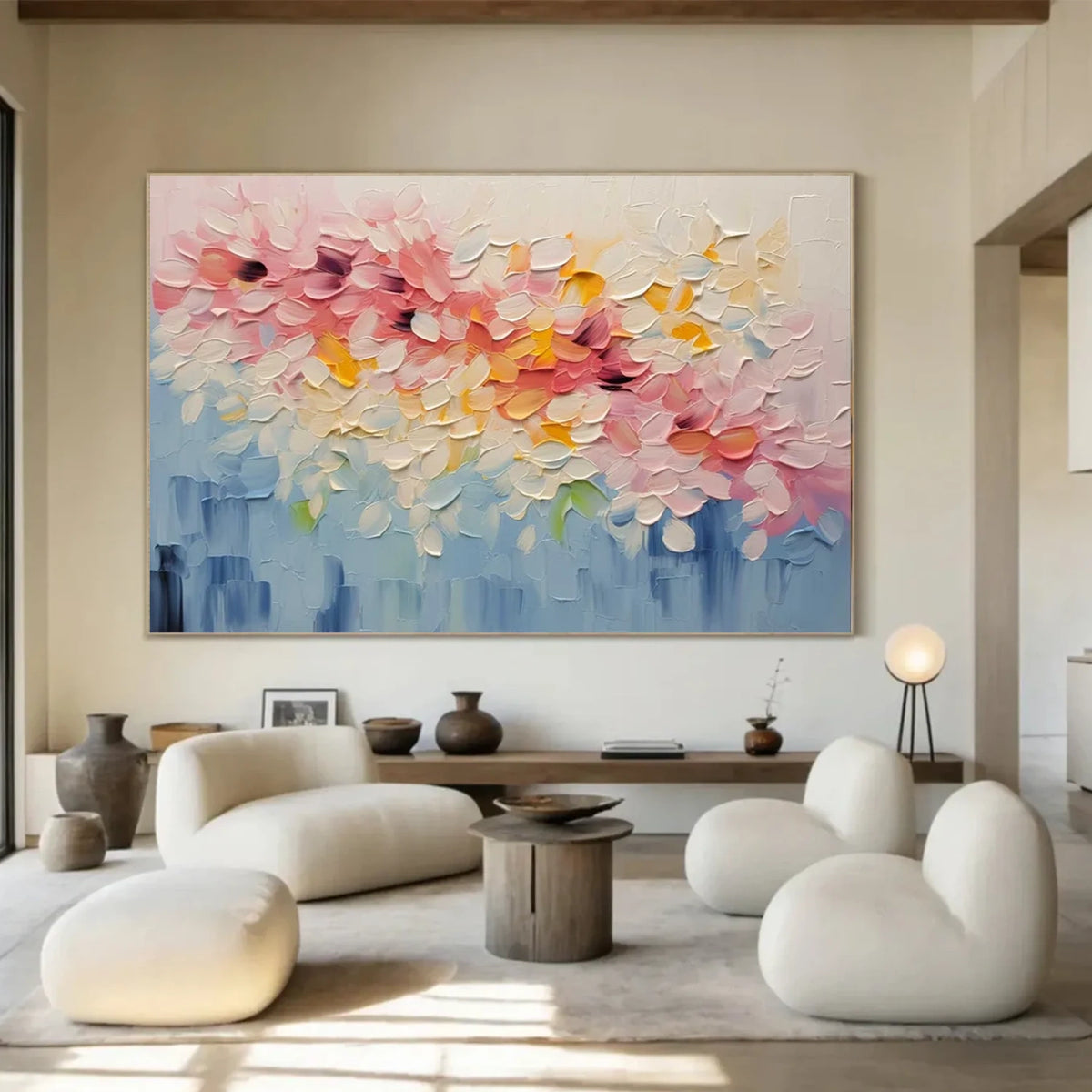 Abstract Flower And Tree Canvas Art #FT060